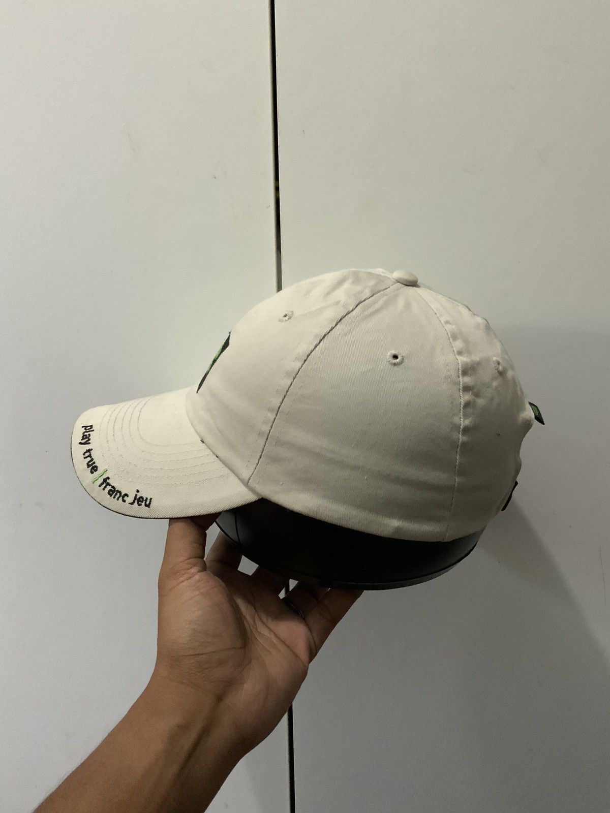 Japanese Brand Play True | Franc Jeu Spellout Big Logo Hat Size ONE SIZE - 2 Thumbnail