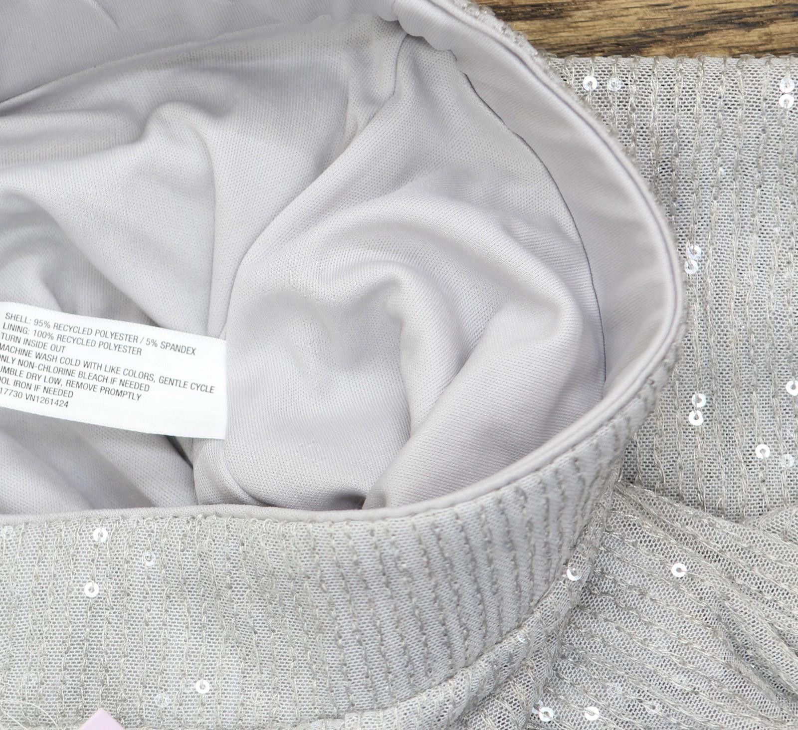 Designer Nwt Wild Fable Leg Holiday Sequin Pants 91904442 Gray S Size 28" / US 6 / IT 42 - 5 Thumbnail