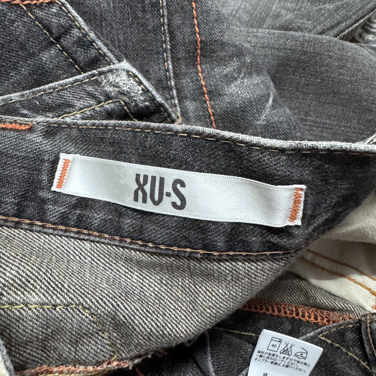 Edwin Vintage Edwin 401XVS Faded Black Denim Flare Jeans Size US 30 / EU 46 - 18 Thumbnail