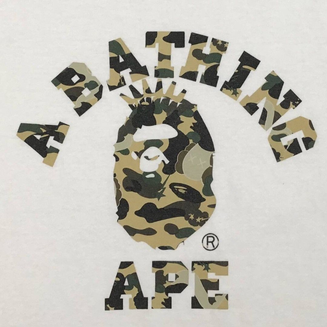 Bape × Kaws × Nigo KAWS × BAPE camo bendy NYC college logo T-shirt APE NIGO Size US M / EU 48-50 / 2 - 3 Thumbnail