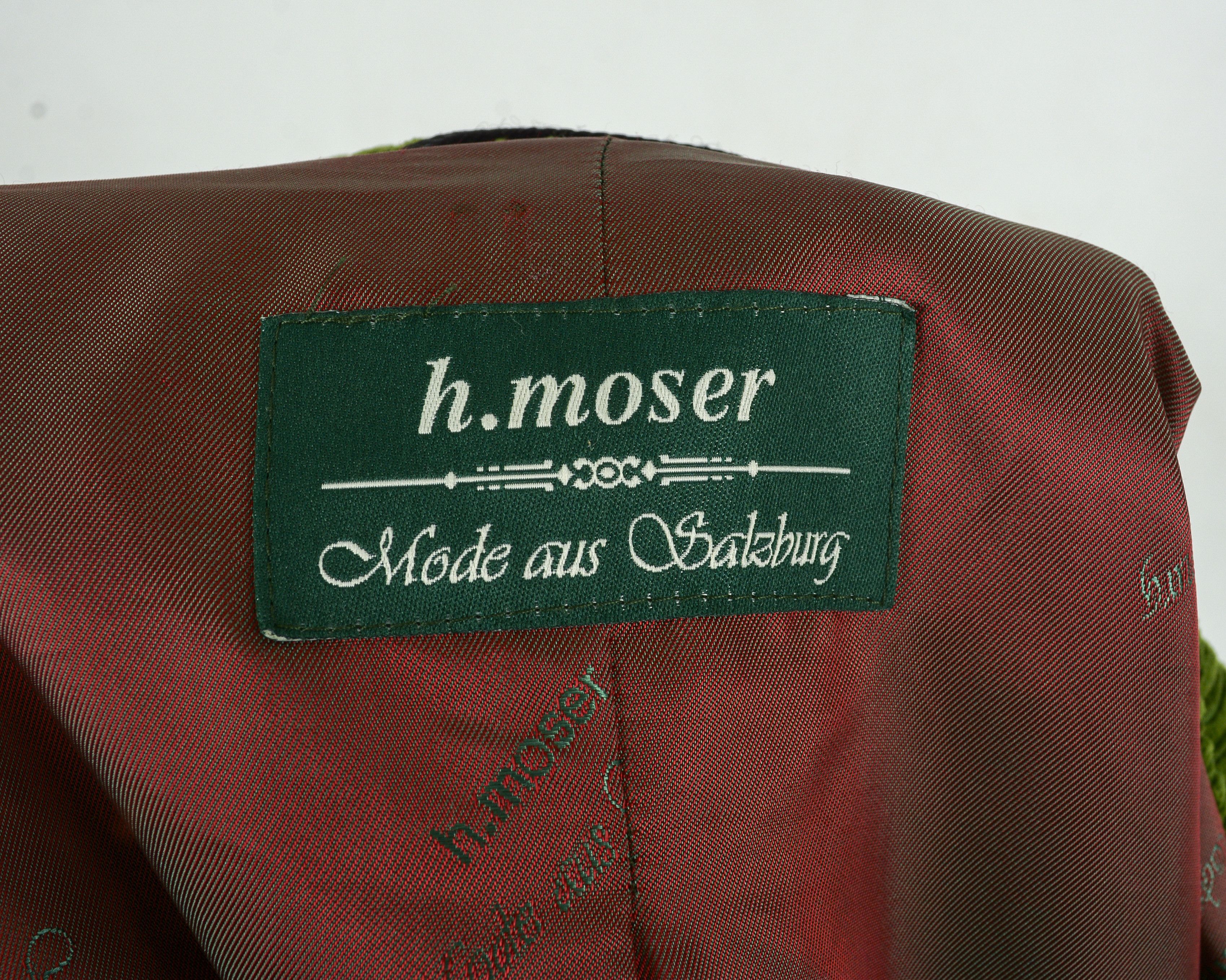 Vintage H Moser Mode aus Salzburg Men Trachten UK 40 US Blazer Coat Size 40R - 9 Thumbnail