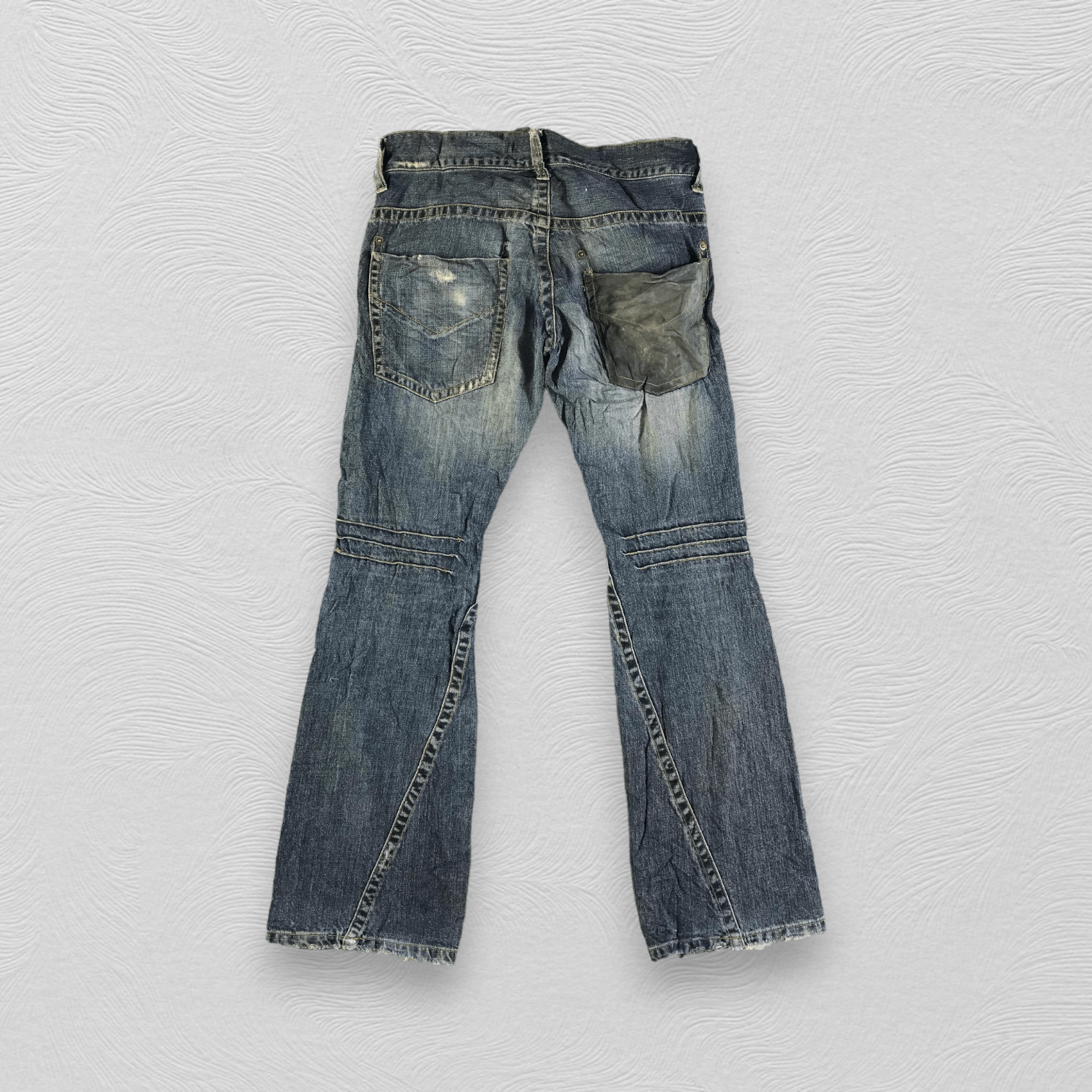 JACKROSE Jack Rose Flare Jeans Destroyed Denim KJ3043 Size US 30 / EU 46 - 2 Thumbnail
