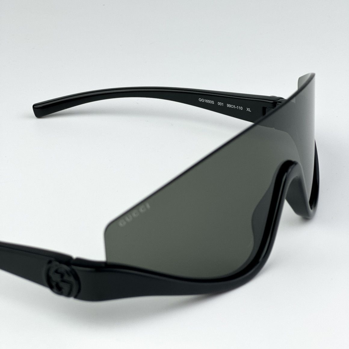 Gucci NEW Gucci GG1650S 001 Unisex Shield Mask Sunglasses Size ONE SIZE - 6 Thumbnail