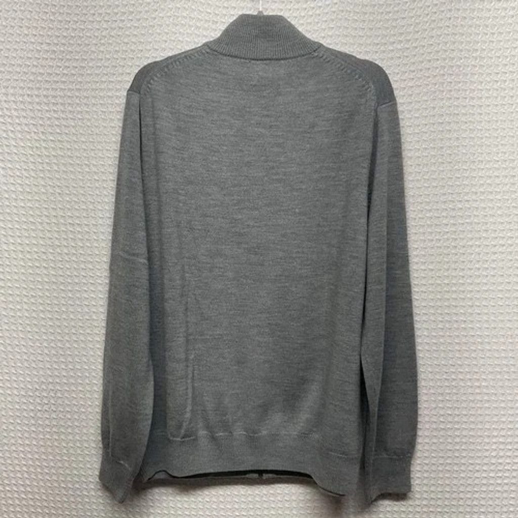 J.Crew J. Crew Gray Wool Full Zip Mock Neck Cardigan Oarsman Men XL Size US XL / EU 56 / 4 - 8 Thumbnail