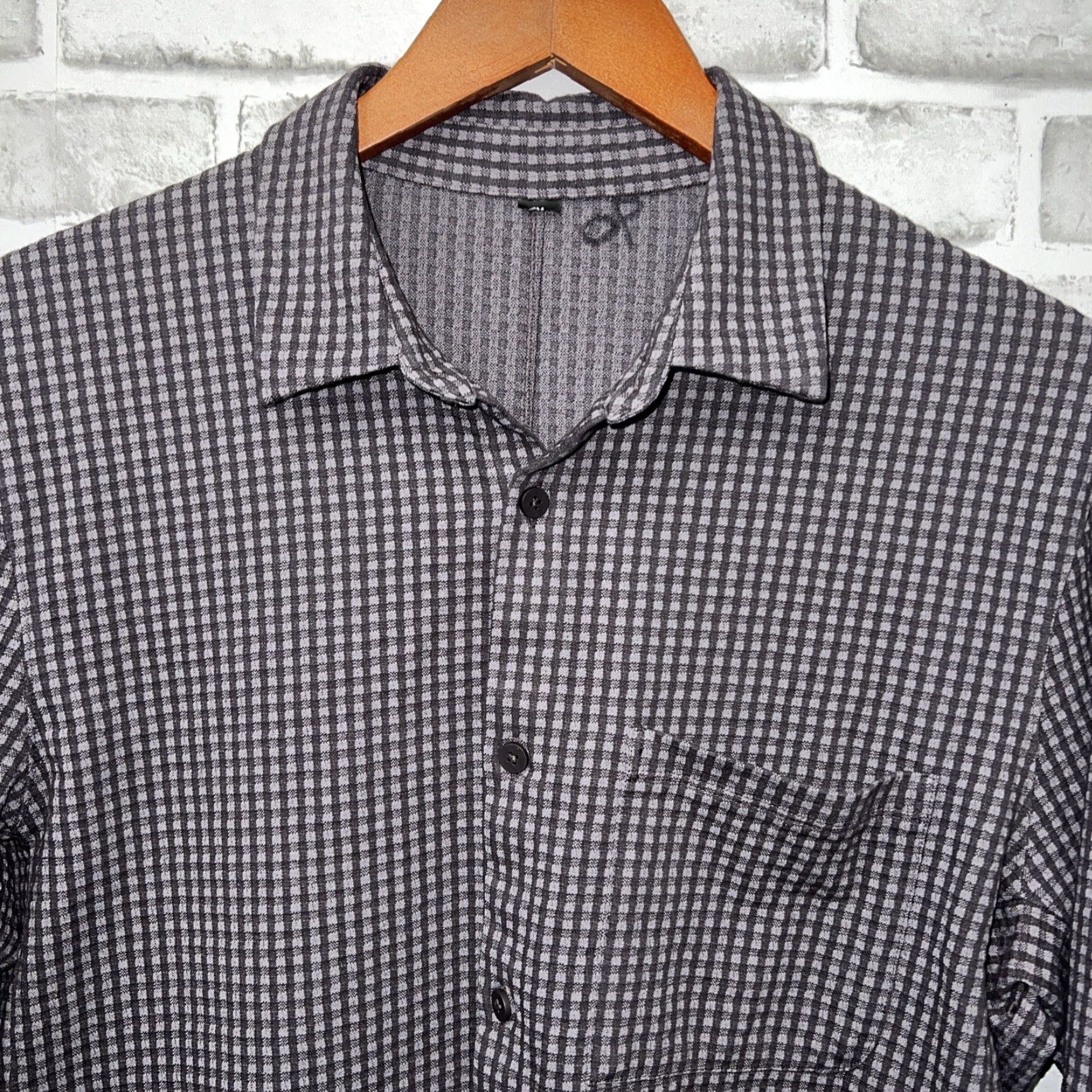 Lululemon Lululemon Button-Up Shirt Mens M Plaid Grayish Purple Stretchy Long Sleeve Shirt Size US M / EU 48-50 / 2 - 2 Thumbnail