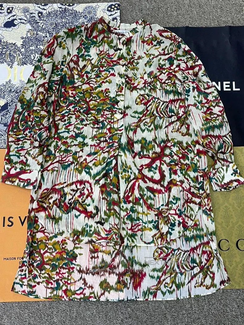 Dior Dior Colorful Print Shirt Top. Size US M / EU 48-50 / 2 - 1 Thumbnail