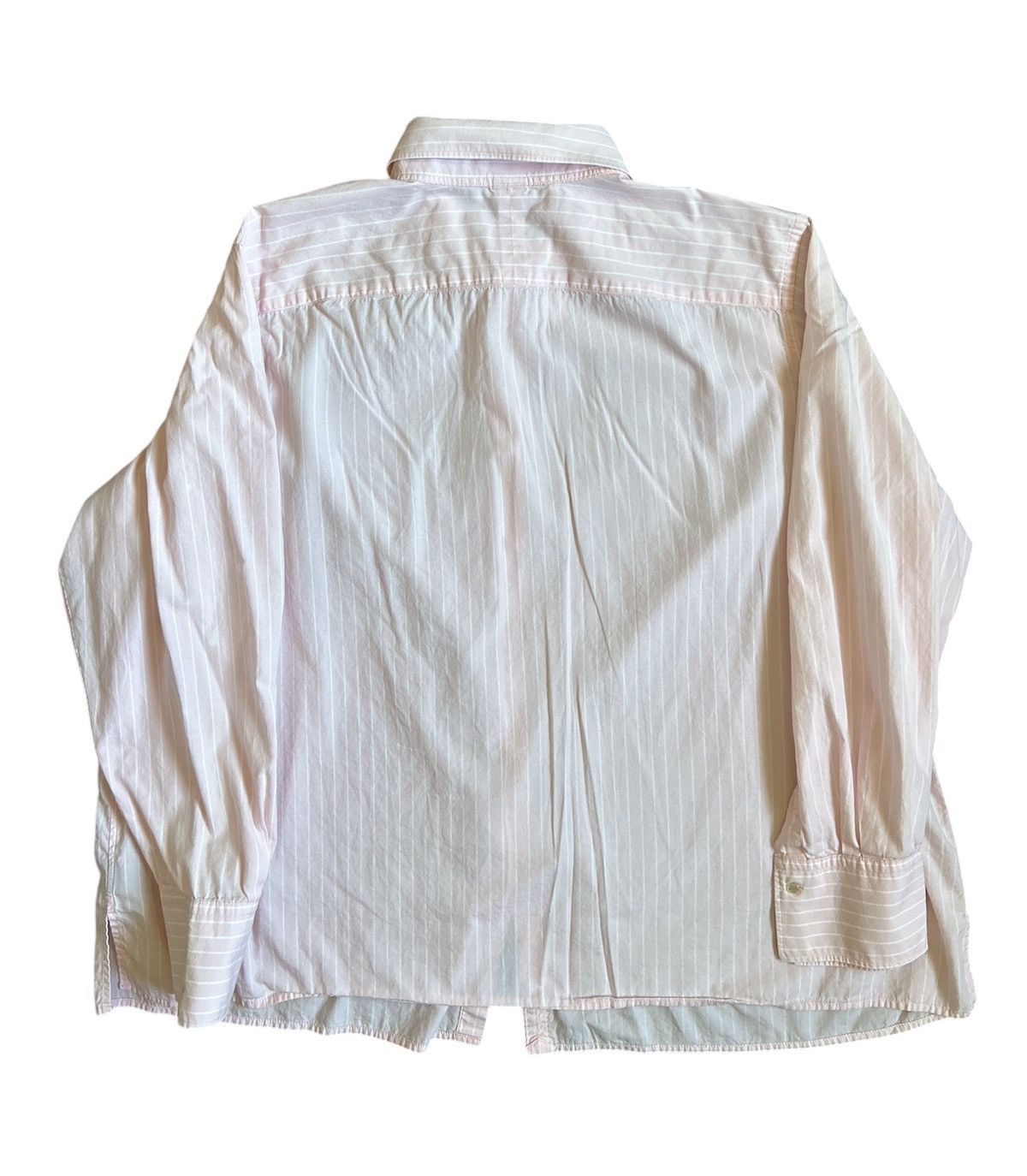 Designer × Lauren Ralph Lauren × Ralph Lauren Ralph Lauren Women’s Pink Stripped Oxford Shirt Size: 2X Size XXL / US 16-18 / IT 52-54 - 2 Thumbnail