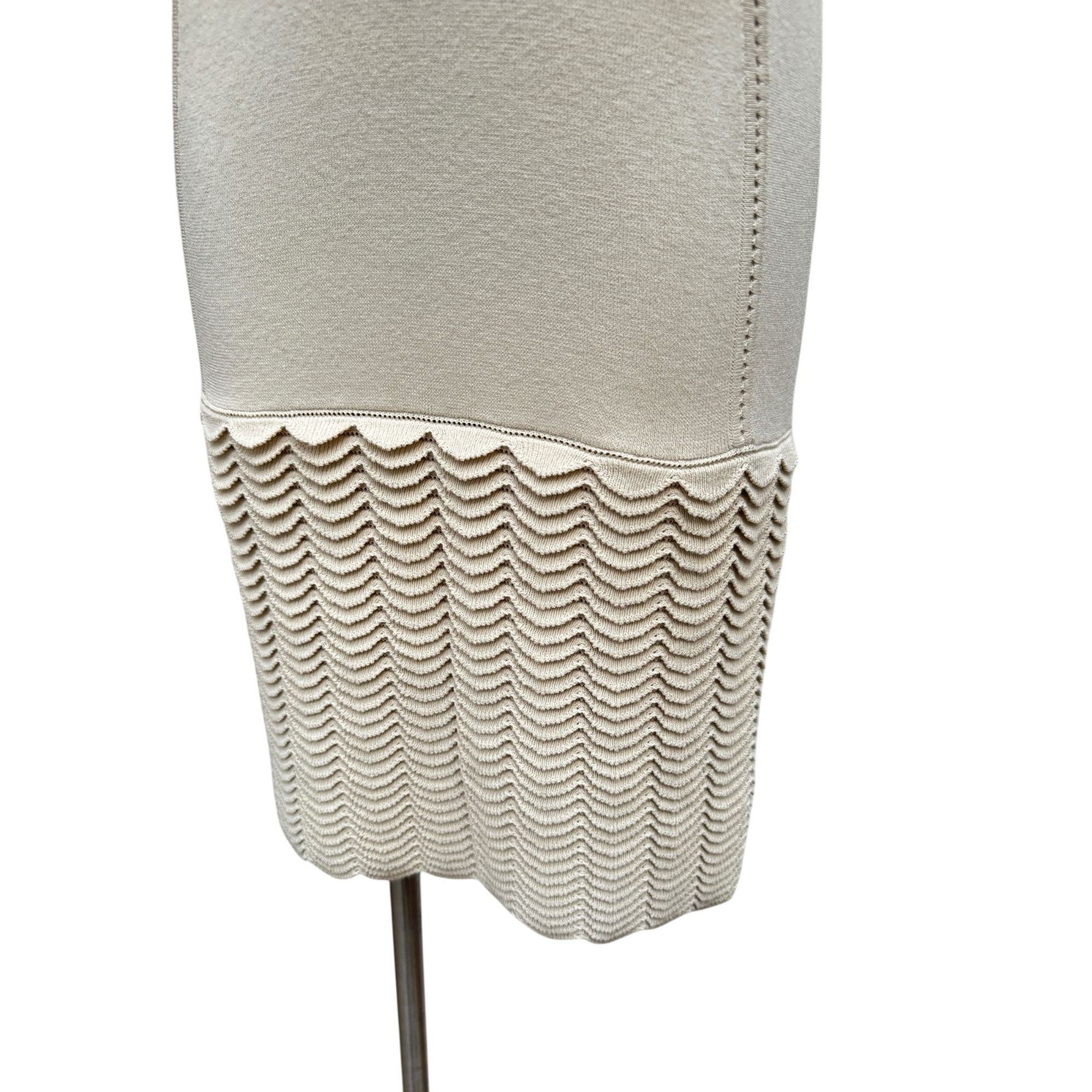 Alexander McQueen 2012 Beige Knit Dress Size M / US 6-8 / IT 42-44 - 3 Thumbnail