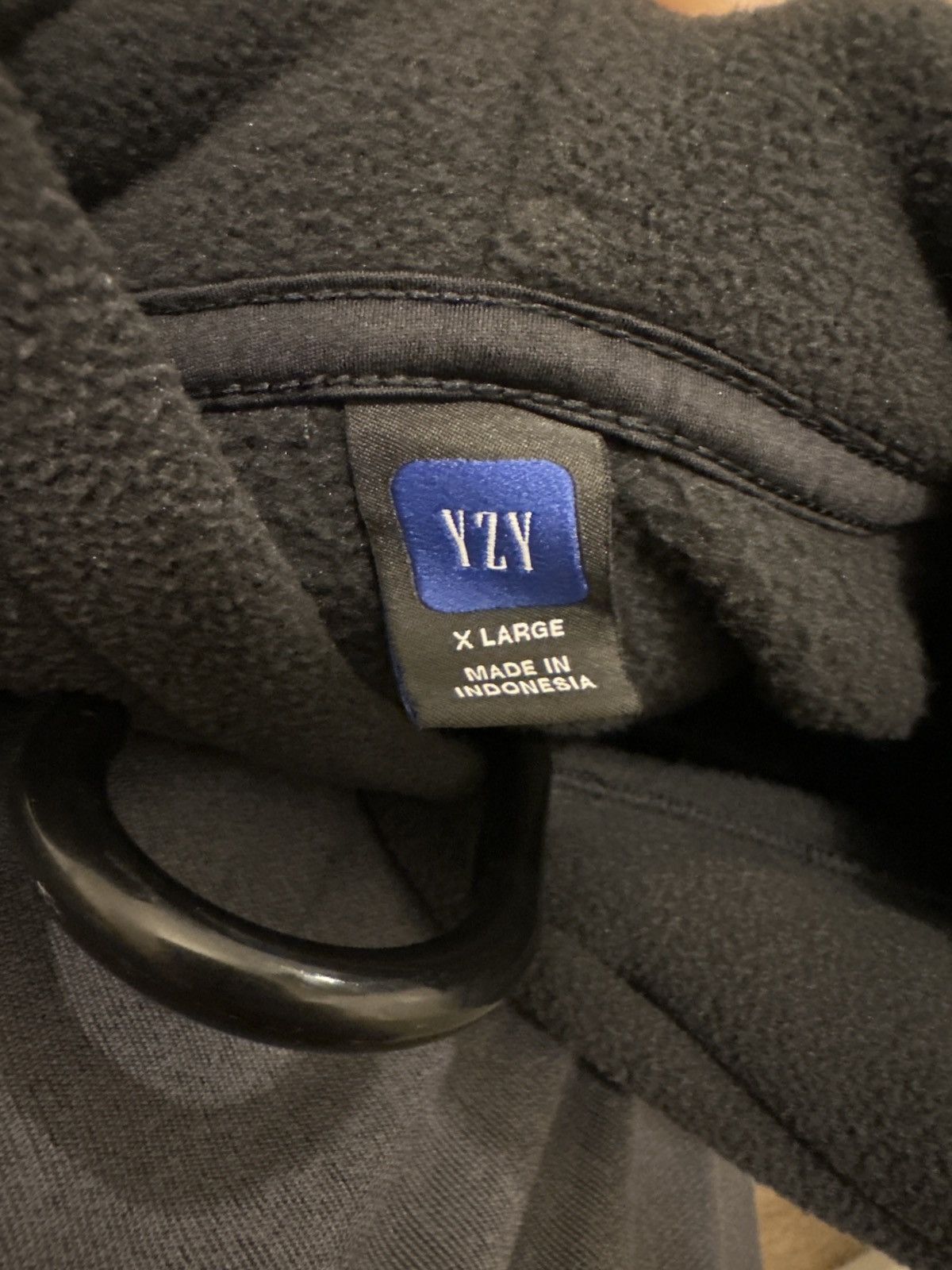 Balenciaga × Gap × Kanye West Yeezy Gap Polar Fleece Hoodie Pullover Black SIZE XL Size US XL / EU 56 / 4 - 3 Thumbnail