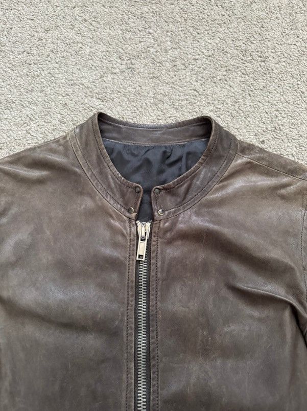 Rick Owens Rick Owens SS11 “Anthem” Intarsia Leather Jacket Size US XS / EU 42 / 0 - 2 Thumbnail