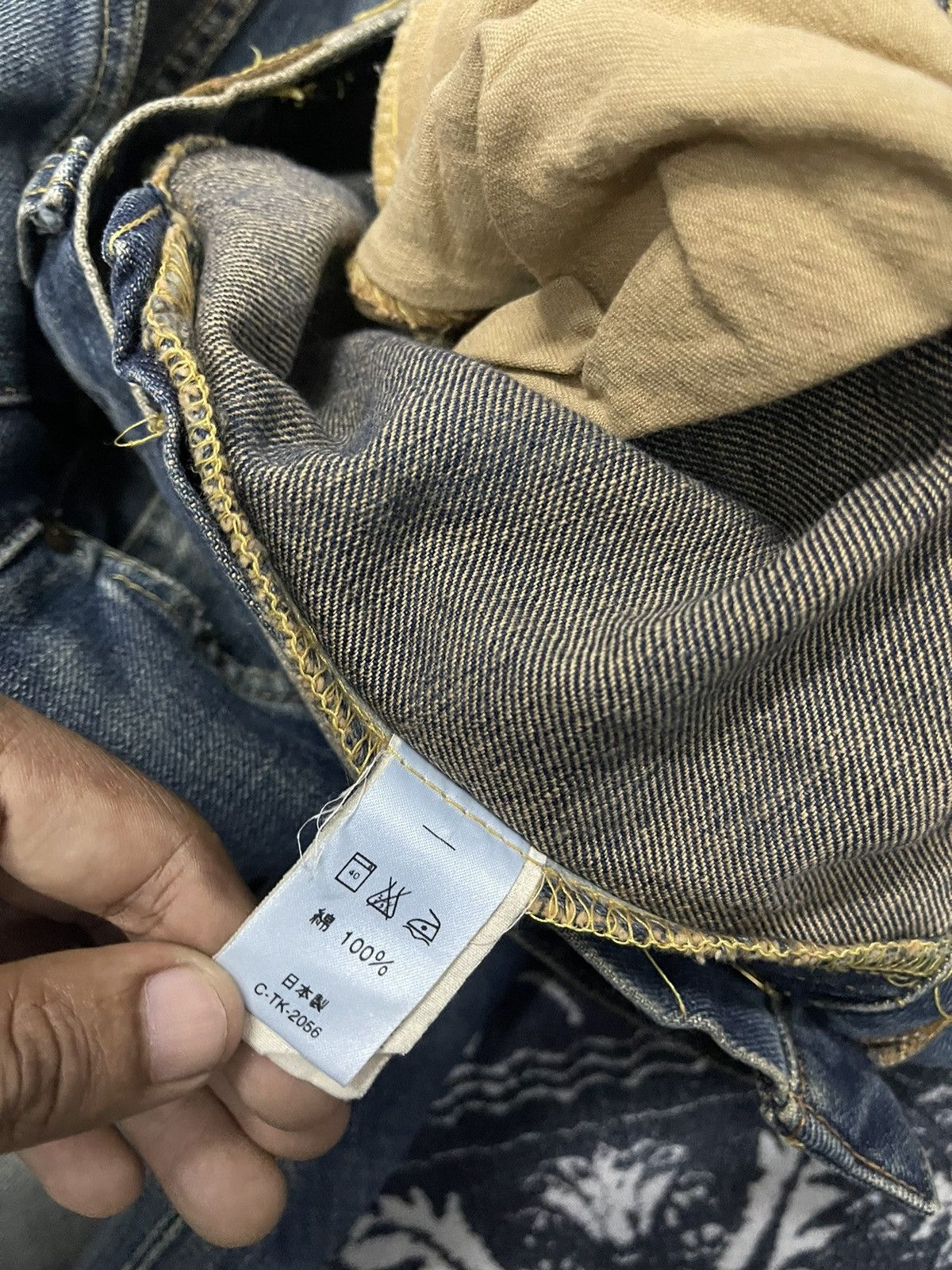 Lee 80s LEE RIDERS RARE ONESIDE SALVADGE DISTRESSED ON TALON ZIP Size US 31 - 9 Thumbnail