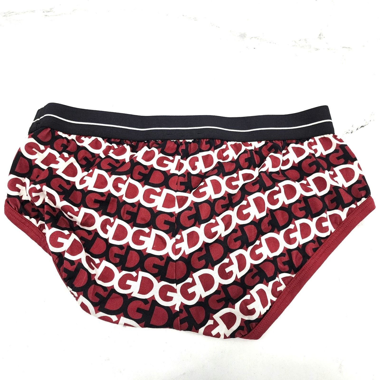 Dolce & Gabbana Dolce & Gabbana Multicolor Dg Logo Print Briefs Red US XS Size 32 - 3 Thumbnail