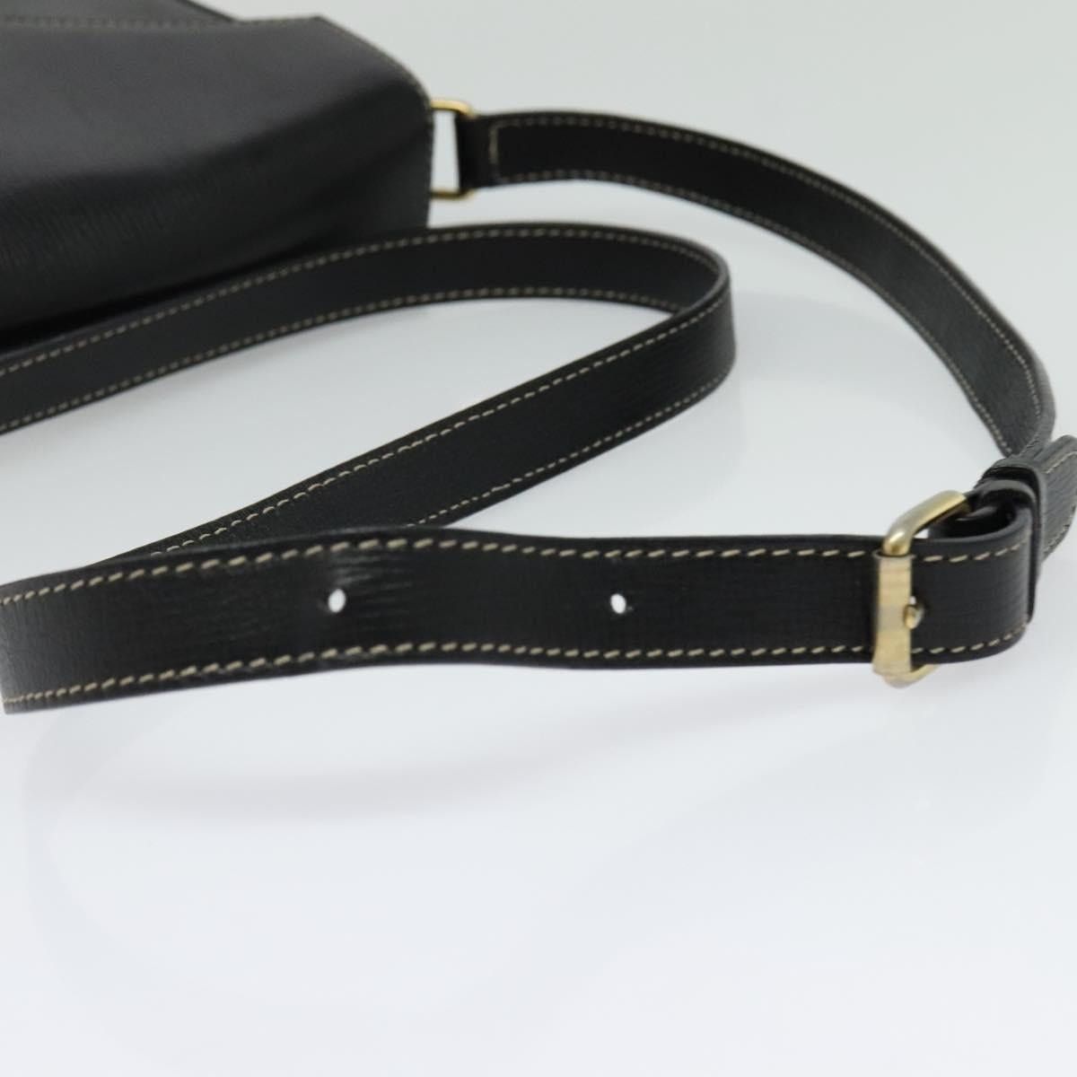 Celine CELINE Shoulder Bag Leather Black Gold Size ONE SIZE - 7 Thumbnail