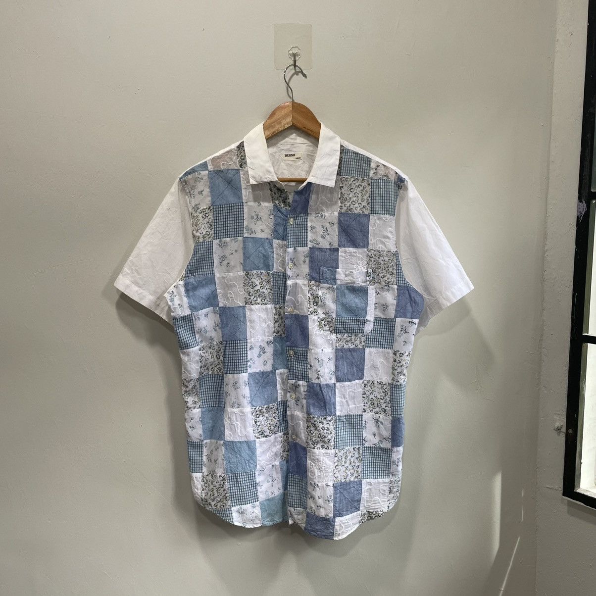 Beams Plus Beams Japan Patchwork Shirt 🌍 Size US L / EU 52-54 / 3 - 1 Thumbnail