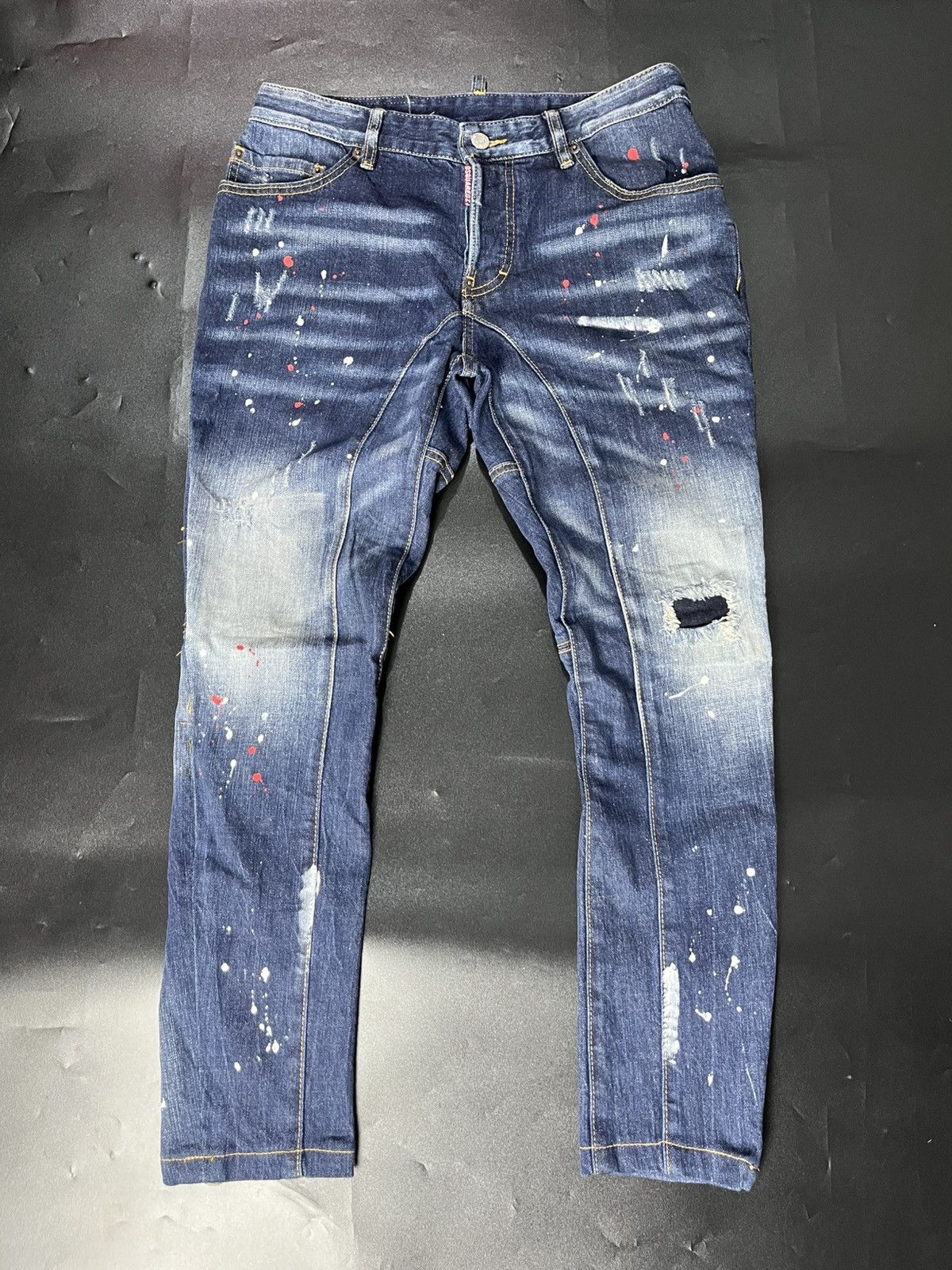 Designer × Dsquared2 Dstressed DSquared2 skiny jeans Size US 31 - 1 Thumbnail