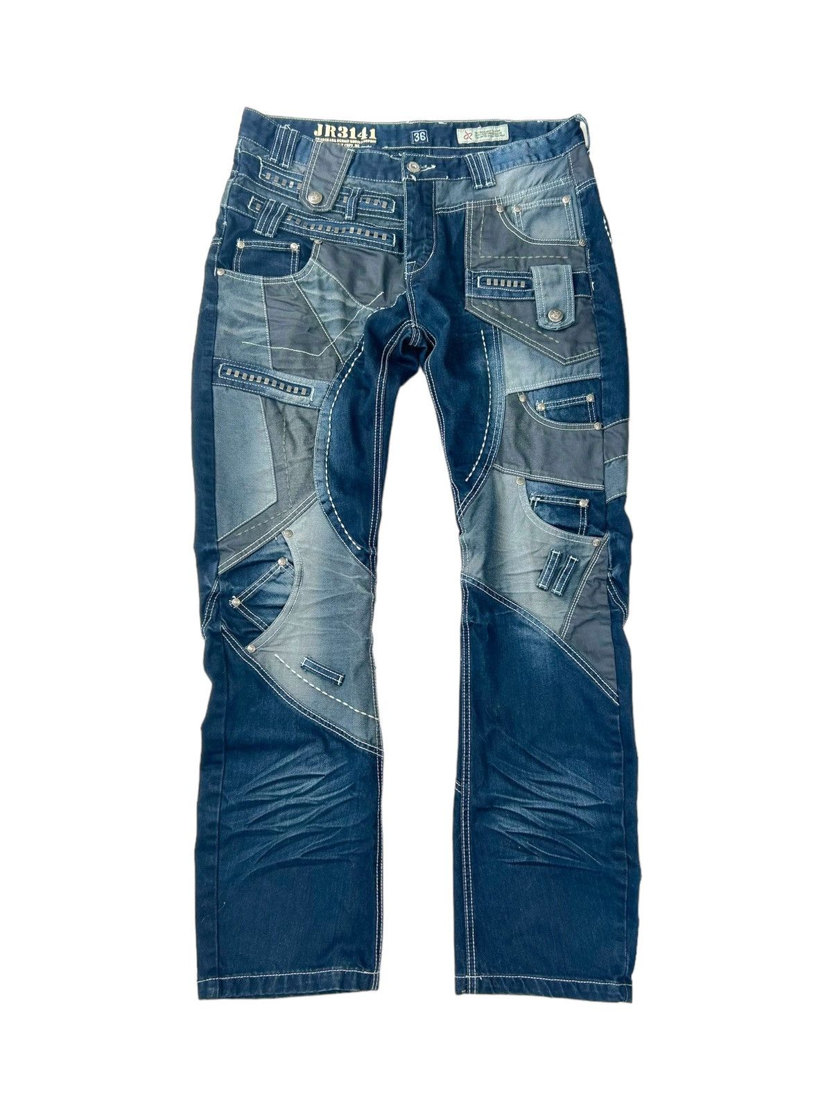 Other Vintage Y2K patchwork jeans pants Size US 36 / EU 52 - 1 Thumbnail