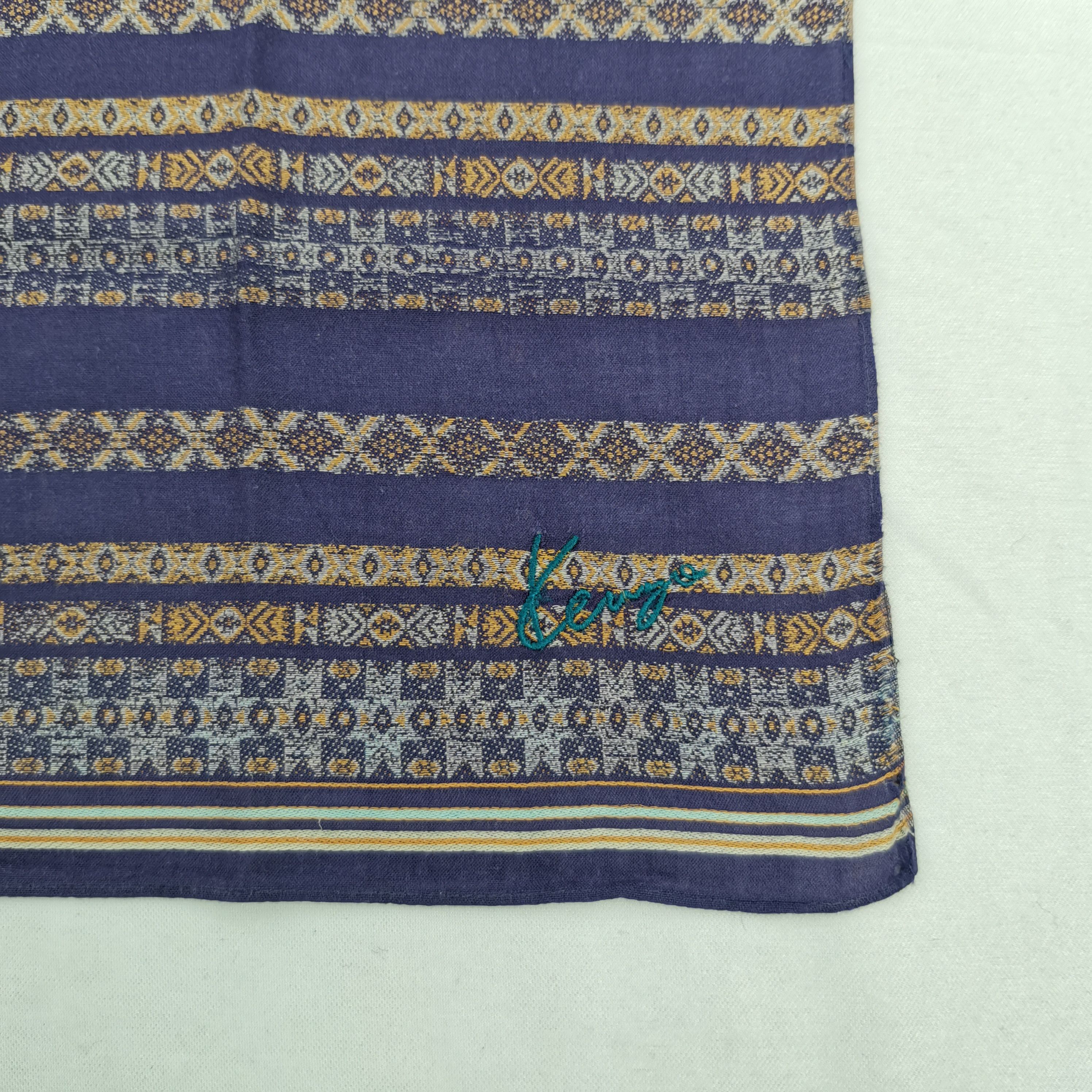 Kenzo Vintage Kenzo Handkerchief Bandana Pocket Square Size ONE SIZE - 3 Thumbnail