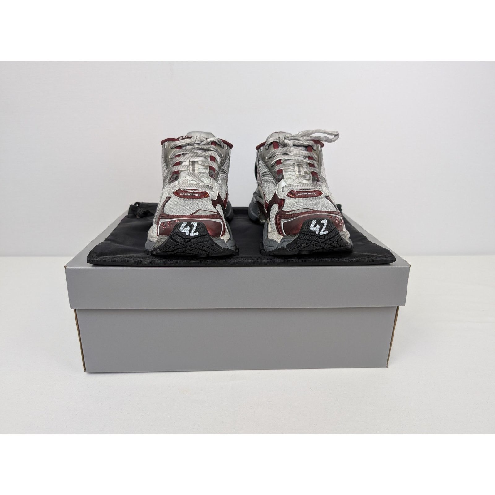 Balenciaga o1rshd1 Four Color Rubber Runners in Multicolor Size US 9 / EU 42 - 19 Thumbnail