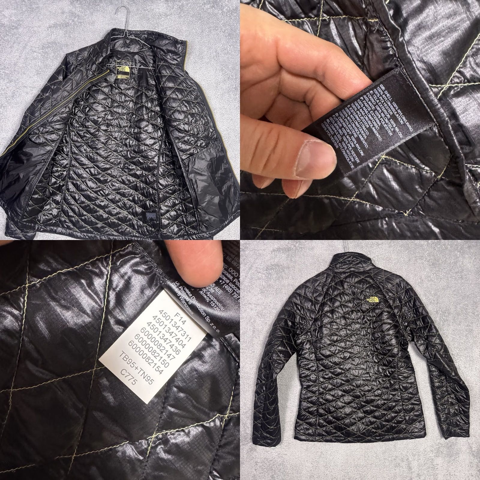 The North Face The North Face Thermoball Jacket Womens M Quilted Puffer Full Zip Gold C775 Size M / US 6-8 / IT 42-44 - 8 Thumbnail