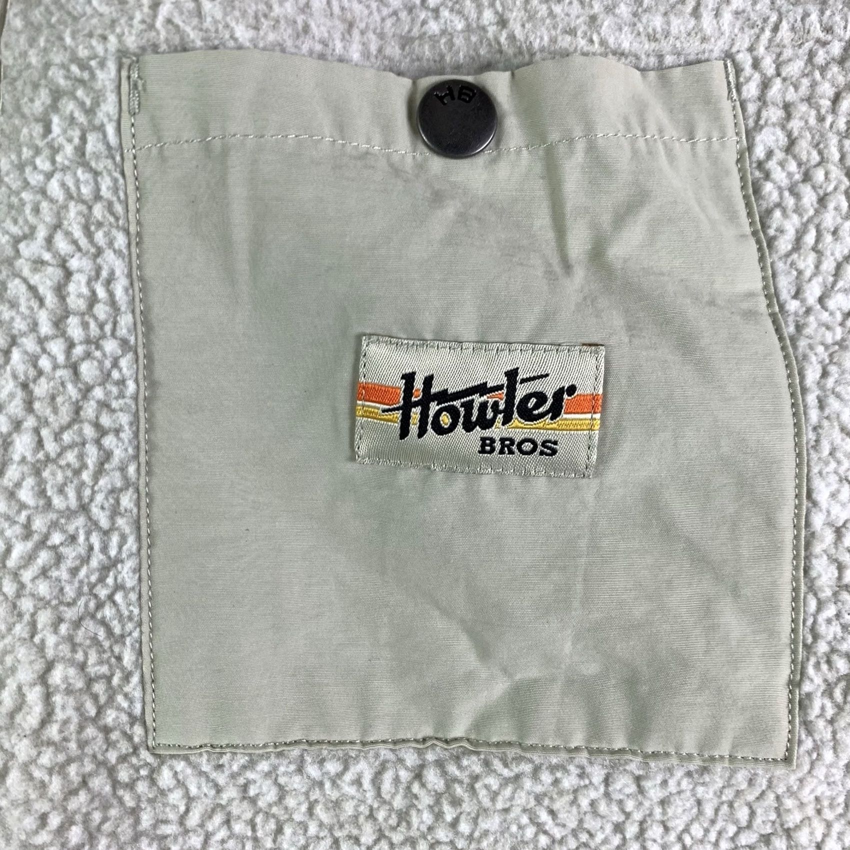 Howler Brothers Howler Brothers Sweater Hoodie Sherpa Mens Large Ivory Full Zip L Mens Full Zip Fleece Heed the Call Size US L / EU 52-54 / 3 - 2 Thumbnail