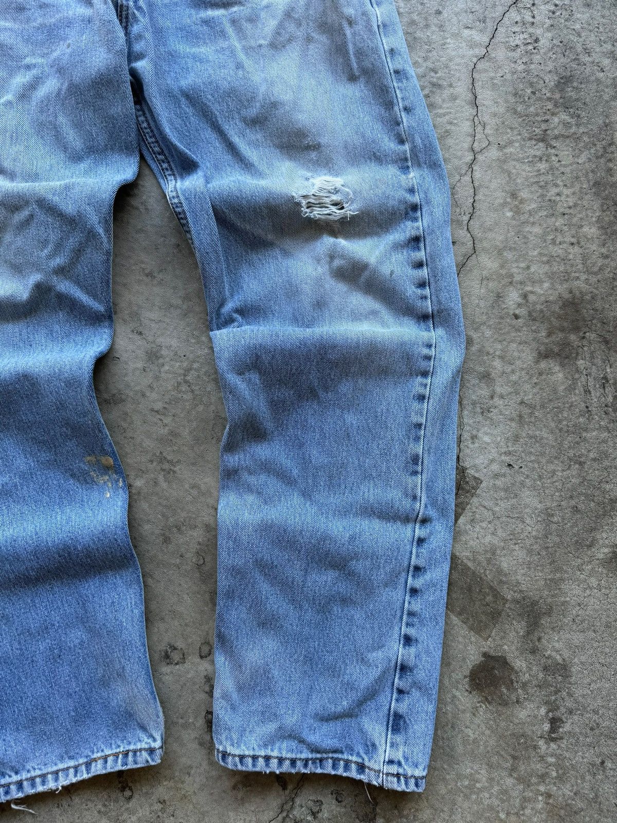 Levi's × Vintage Vintage Streetwear Levi Straight Fit Jeans Size US 38 / EU 54 - 3 Thumbnail