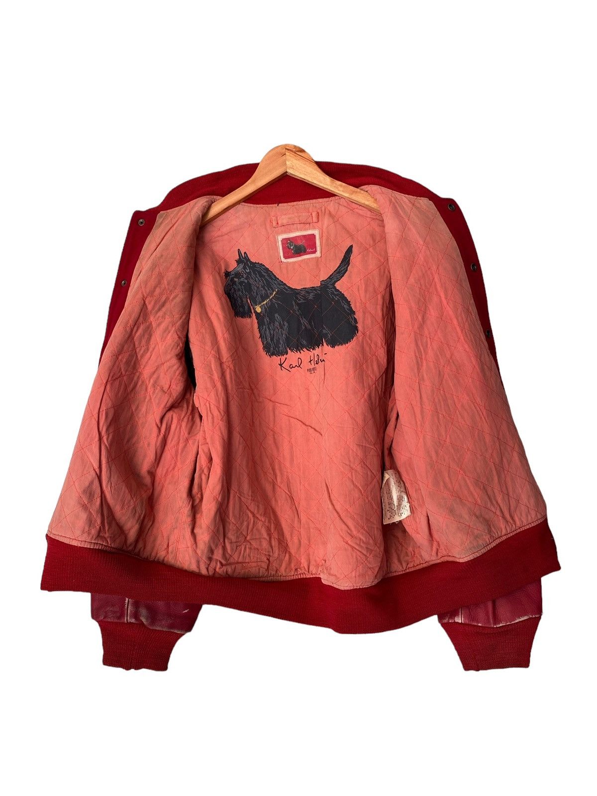 Karl Helmut Rare KARL HELMUT Varsity Leather Jacket Size US L / EU 52-54 / 3 - 9 Thumbnail