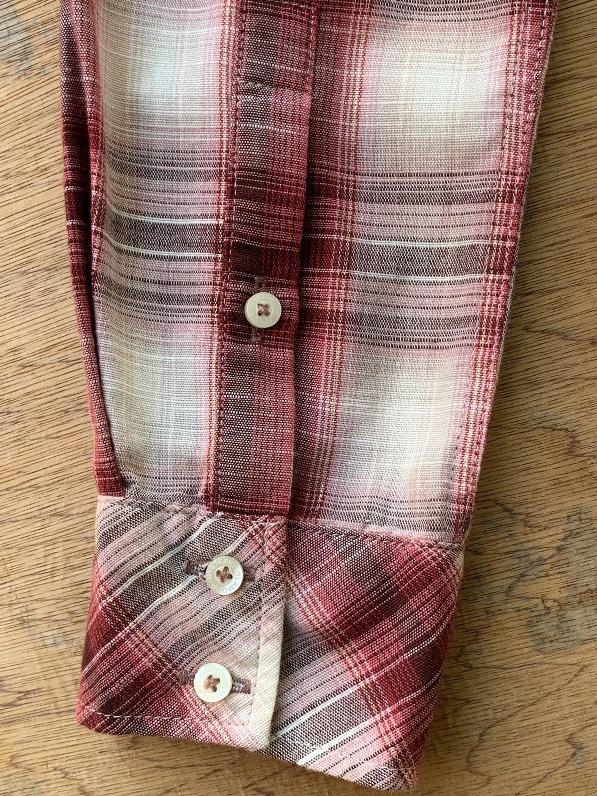 Hysteric Glamour Hysteric Glamour Button Ups Checkered Gold Stripe Line Shirt Size S / US 4 / IT 40 - 12 Thumbnail