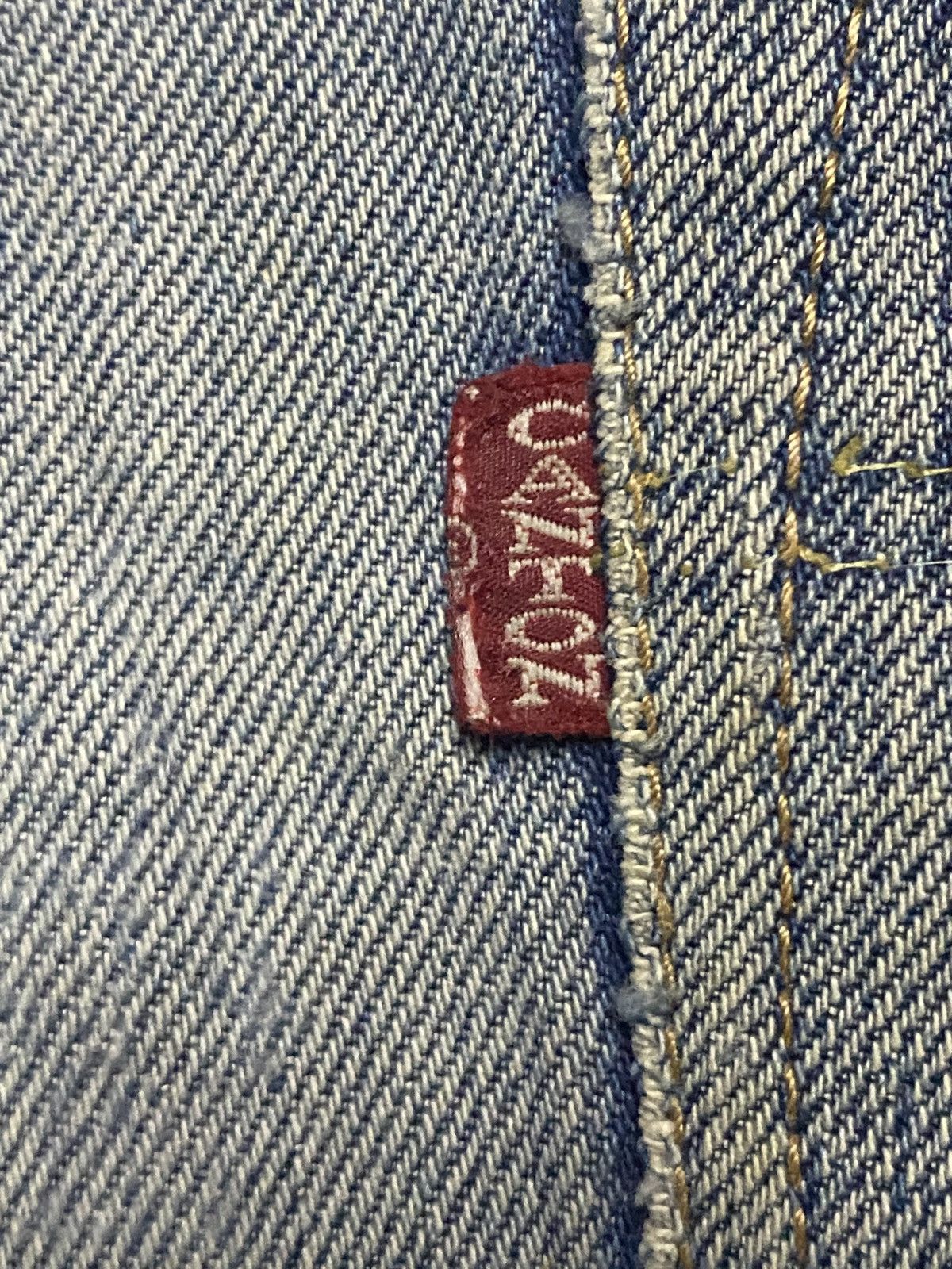 Acne Studios Vintage Canton Blue Wash Selvedge Denim Loose Jeans Size US 28 / EU 44 - 14 Thumbnail