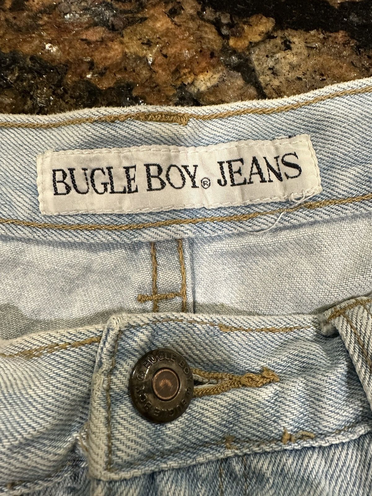 Bugle Boy × Vintage Vintage Bugle Boy Painter Denim Jean Shorts Jorts Size US 36 / EU 52 - 10 Thumbnail