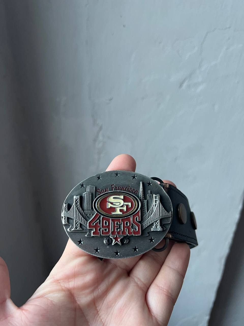 NFL RARE 1998 SAN FRANCISCO 49ERS LIMITED EDITION #2846 BELT XL Size 42 - 4 Thumbnail