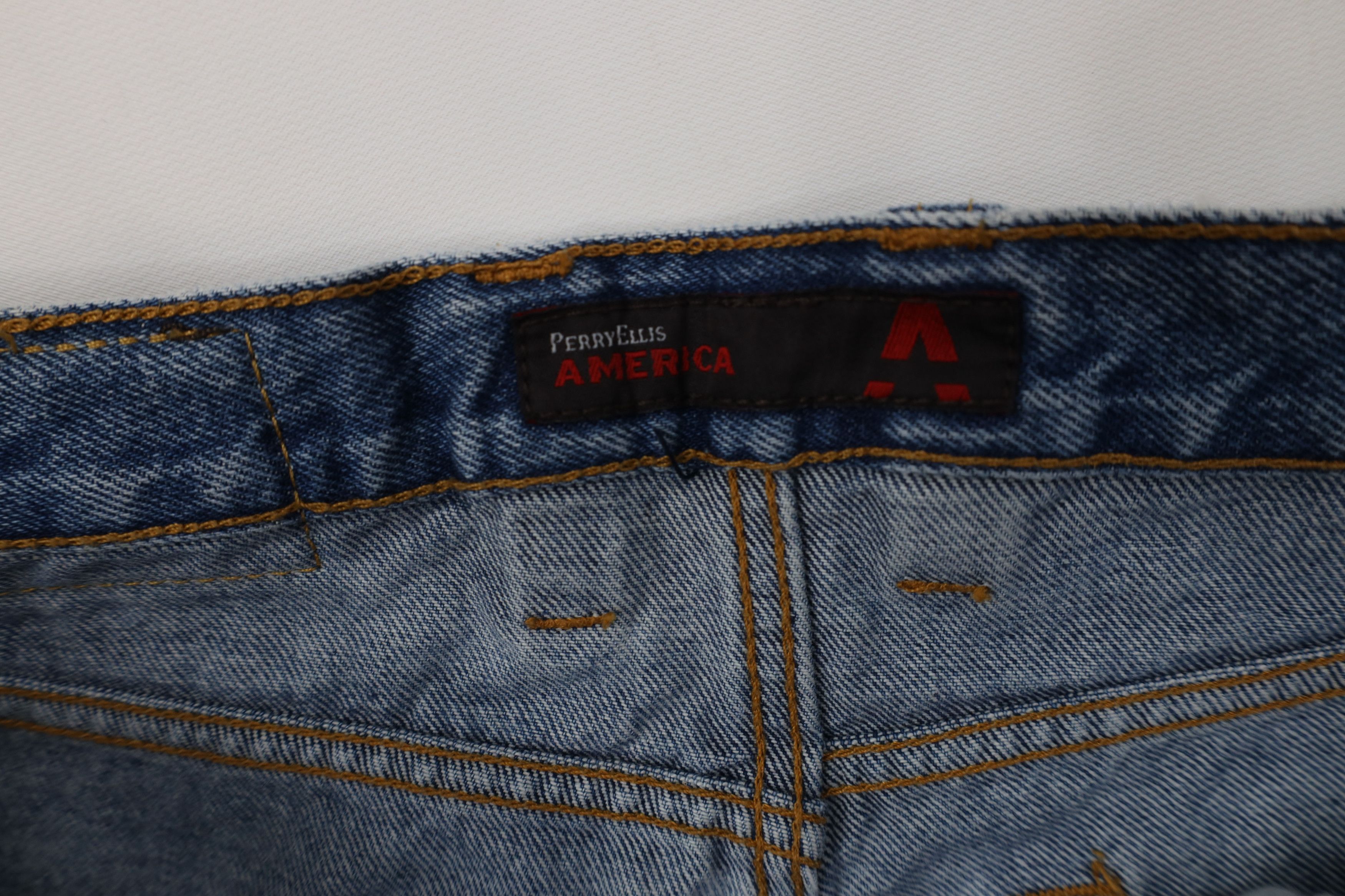 Vintage Vintage 90s Streetwear Wide Leg Denim Jeans Blue Cotton Size US 36 / EU 52 - 8 Thumbnail