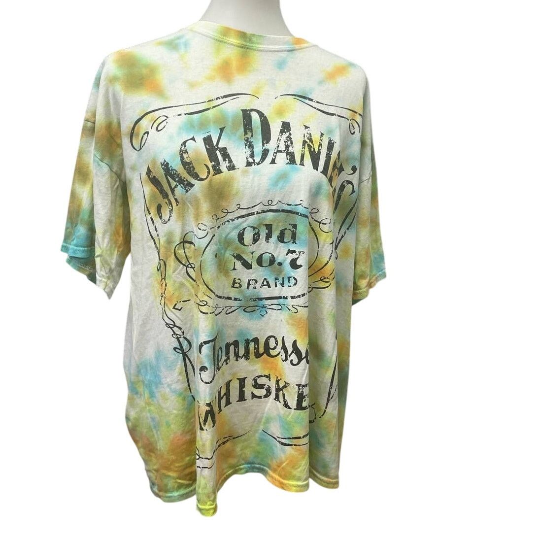 Gildan Jack Daniel's Whiskey XL Tie Dyed Short Sleeve Tee Shirt Size US XL / EU 56 / 4 - 1 Thumbnail