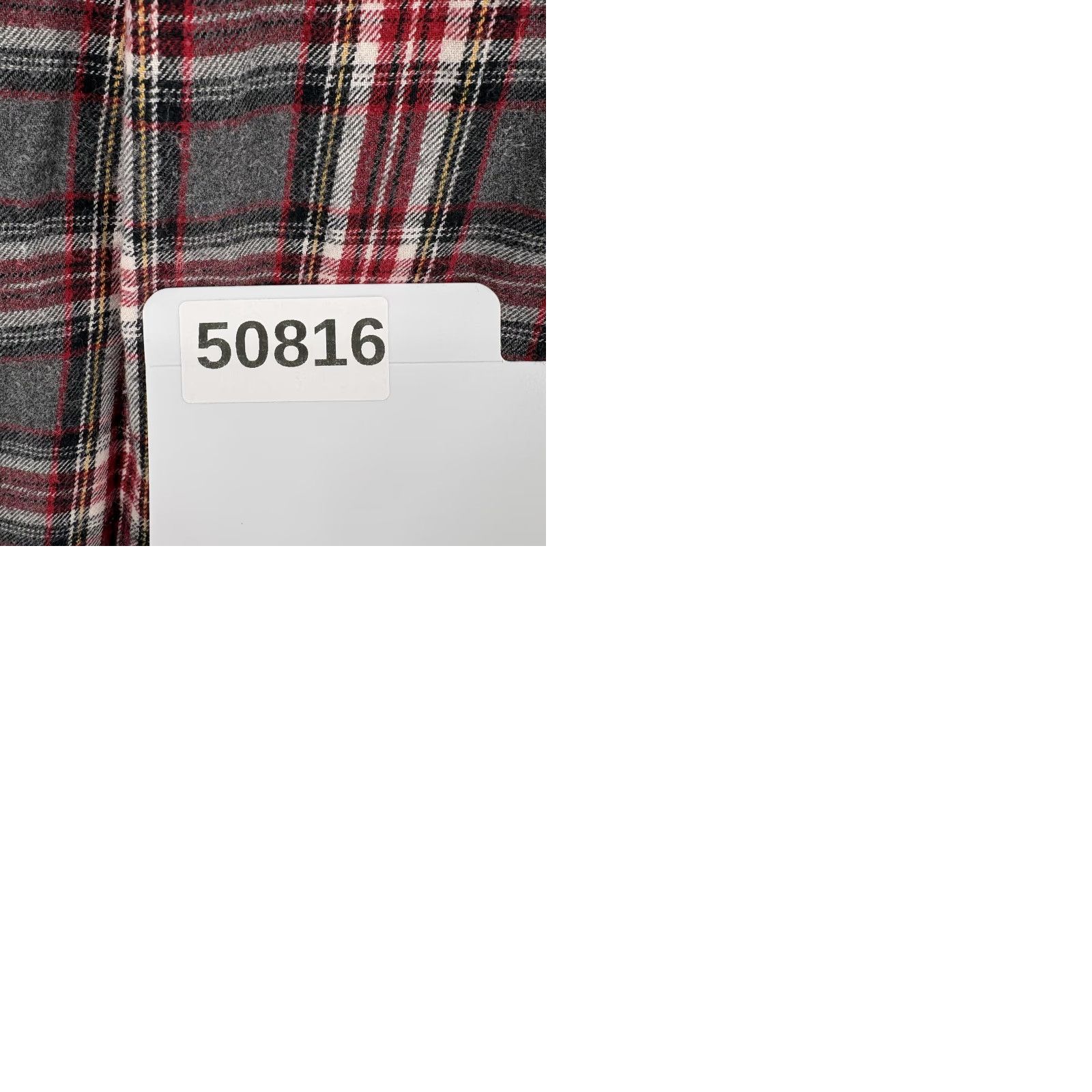 J.Crew J.CREW Oarsman Shirt Mens Large Gray Red Plaid Flannel Long Sleeve Button Down Size US L / EU 52-54 / 3 - 9 Thumbnail
