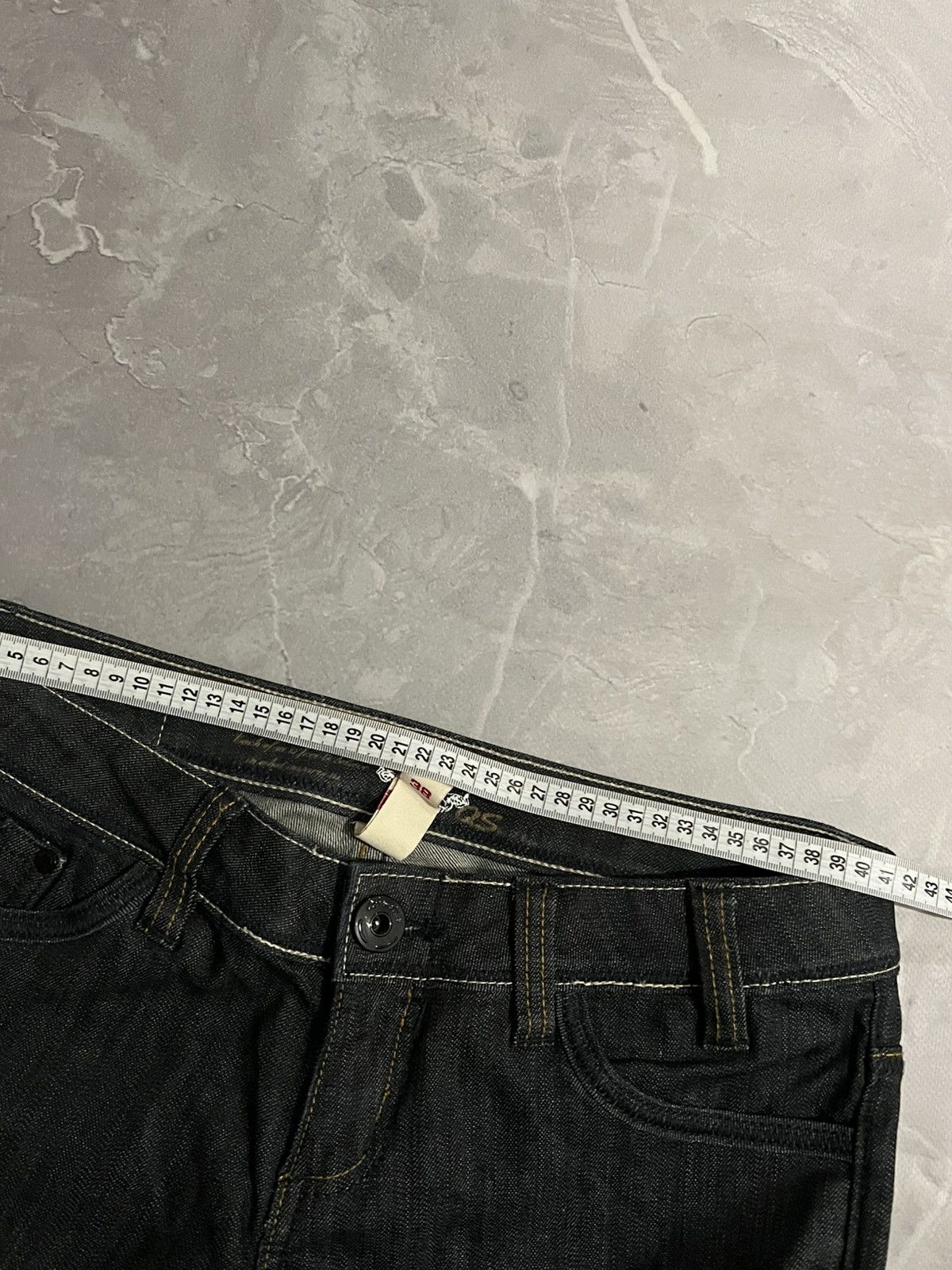 Vintage Vintage Glitter Japanese Dark-Wear Jeans / Archive Y2K Swag Size US 32 / EU 48 - 8 Thumbnail