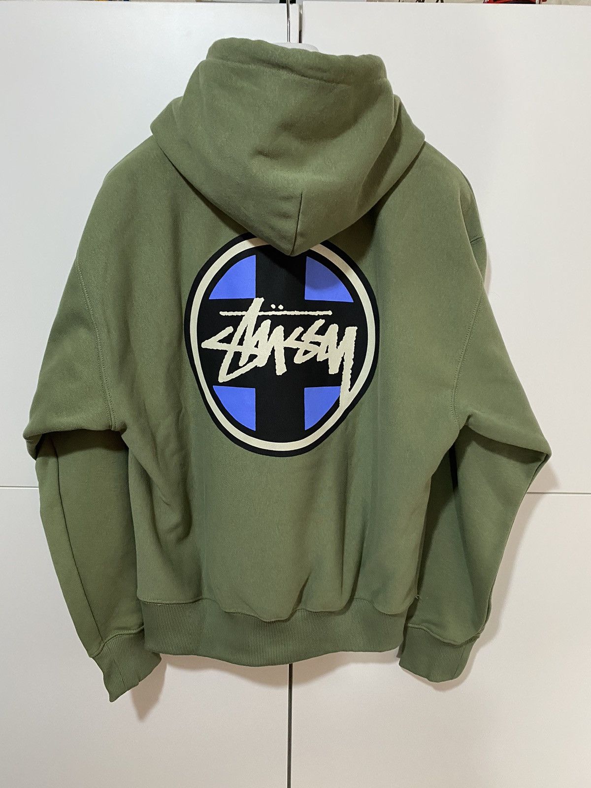 Stussy Stüssy Cross Dot sweatshirt, size M, dark green, new Size US M / EU 48-50 / 2 - 10 Thumbnail