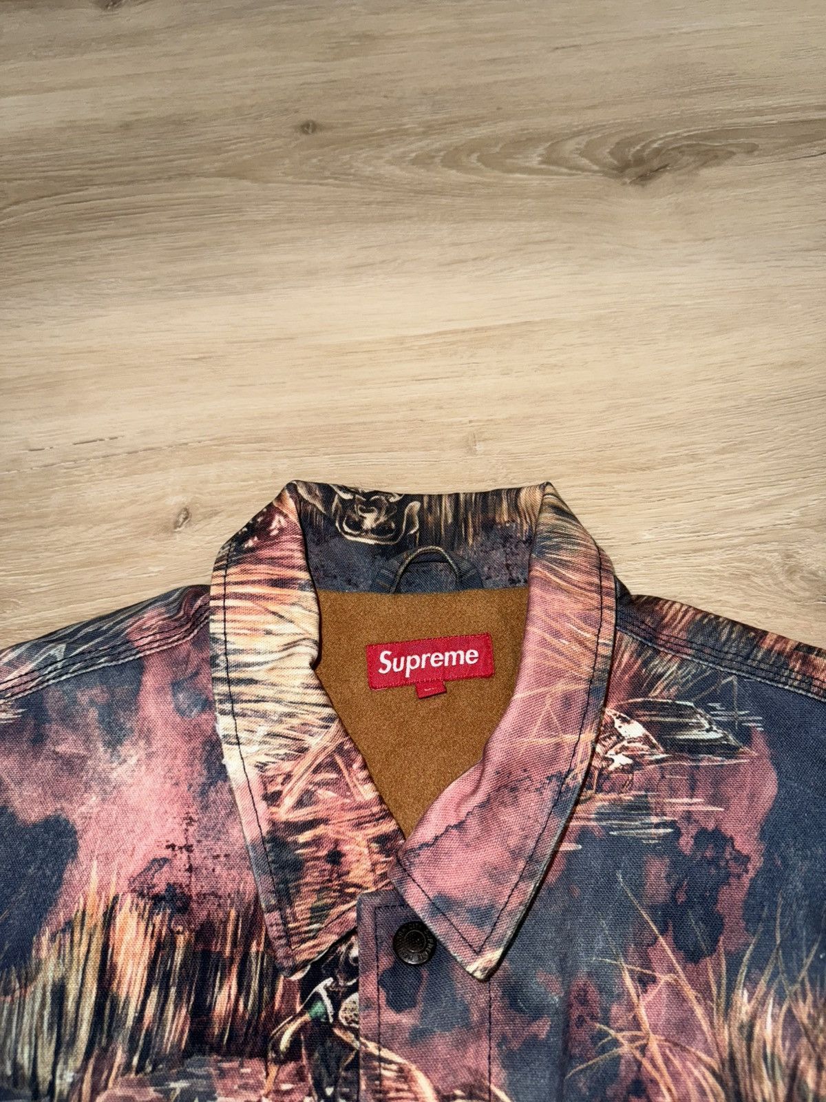 Supreme Supreme Dogs and Ducks Camo Chore Coat Size US XL / EU 56 / 4 - 6 Thumbnail
