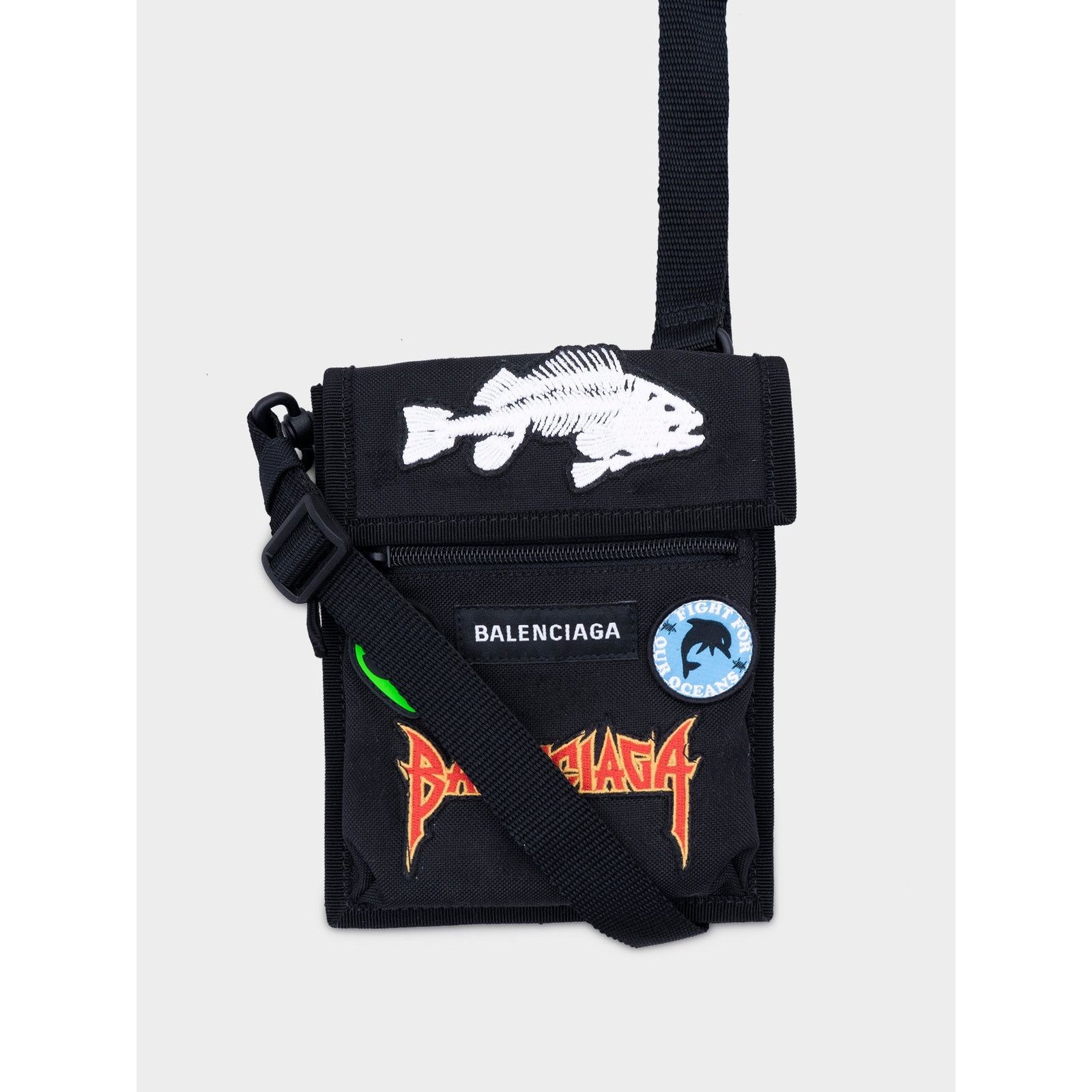 Balenciaga Mini Explorer Bag in Black, Men's