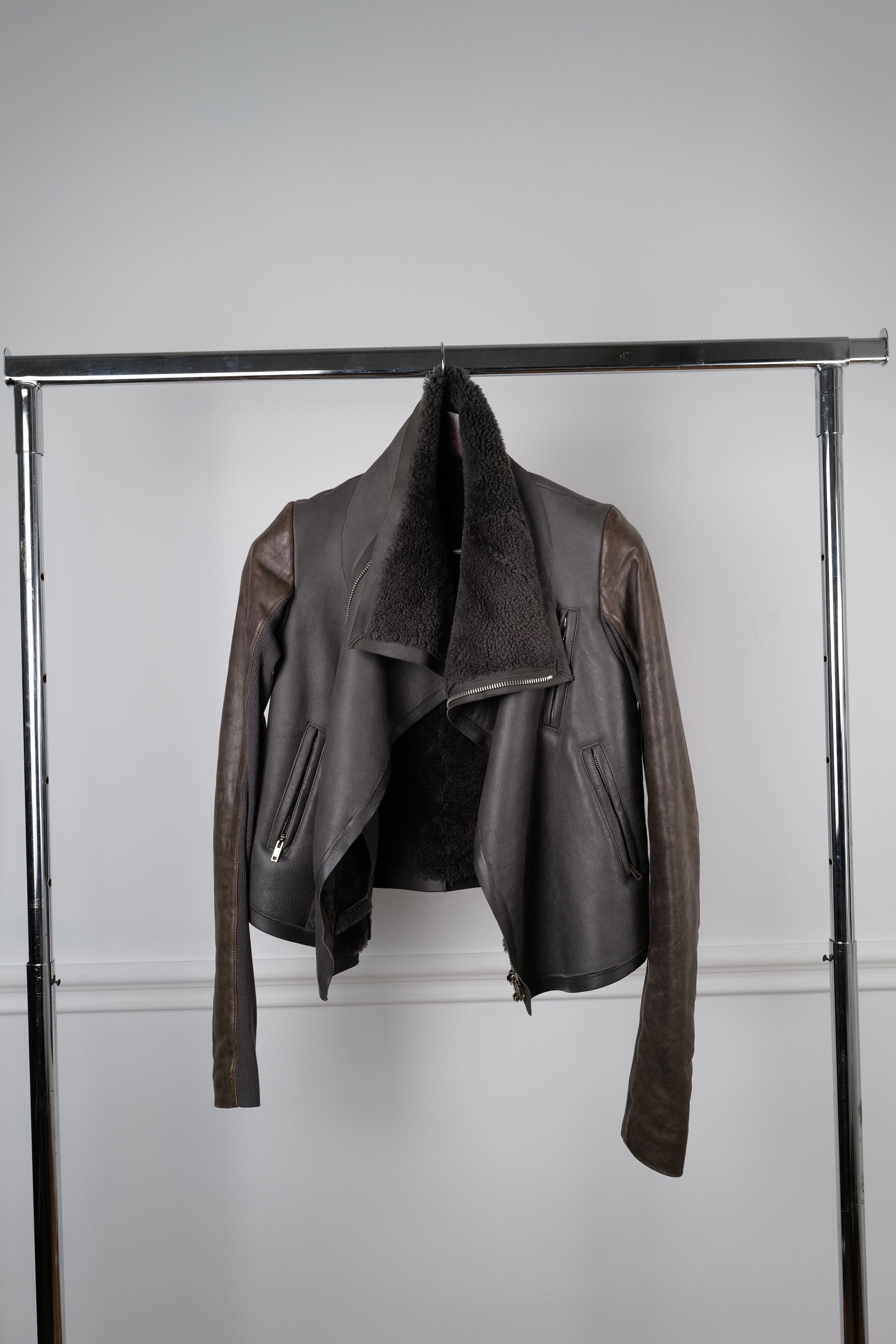 Rick Owens rick owens shearing leather jacket Size M / US 6-8 / IT 42-44 - 14 Thumbnail