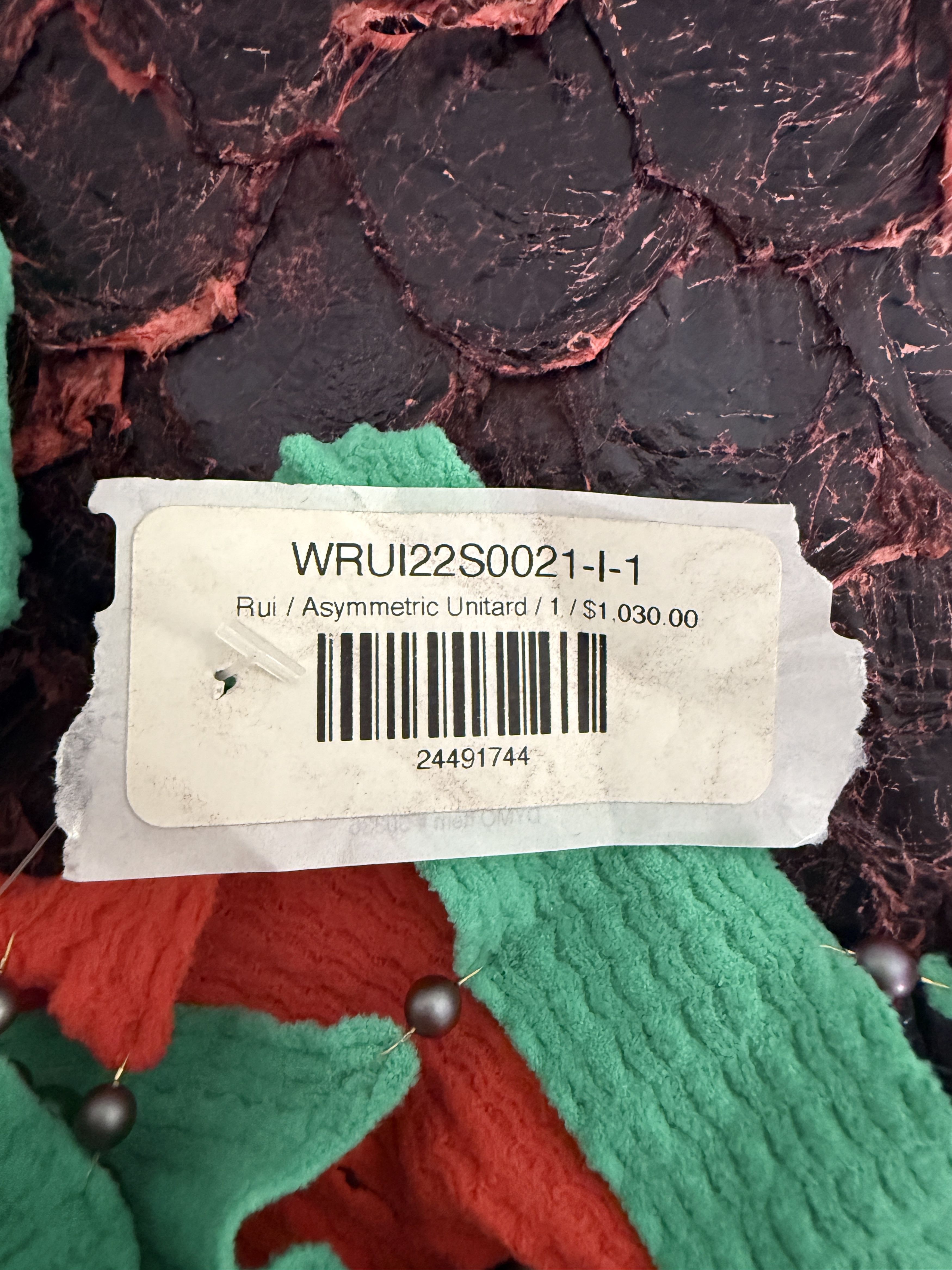 RUIbuilt $1030 RUI Size 1 Asymmetric Unitard Size S / US 4 / IT 40 - 12 Thumbnail