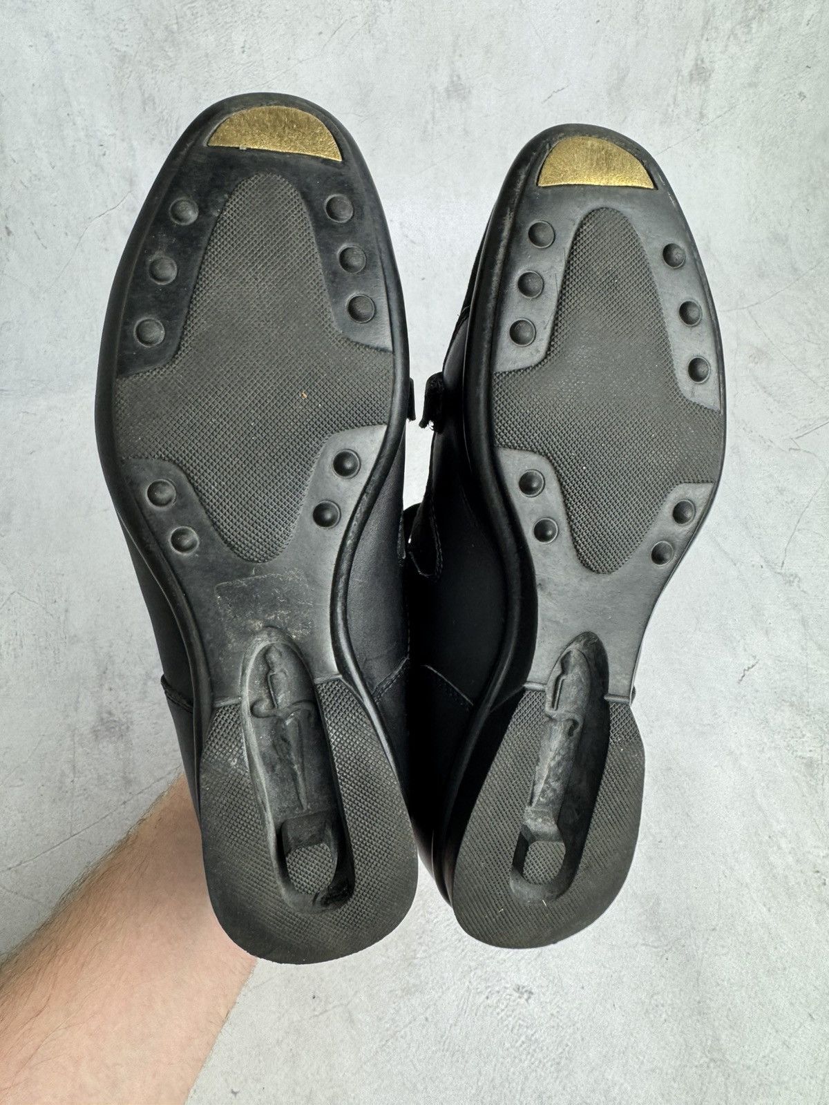 Paciotti Cesare Paciotti Leather Strap Sneakers Black Size US 6 / IT 36 - 13 Thumbnail