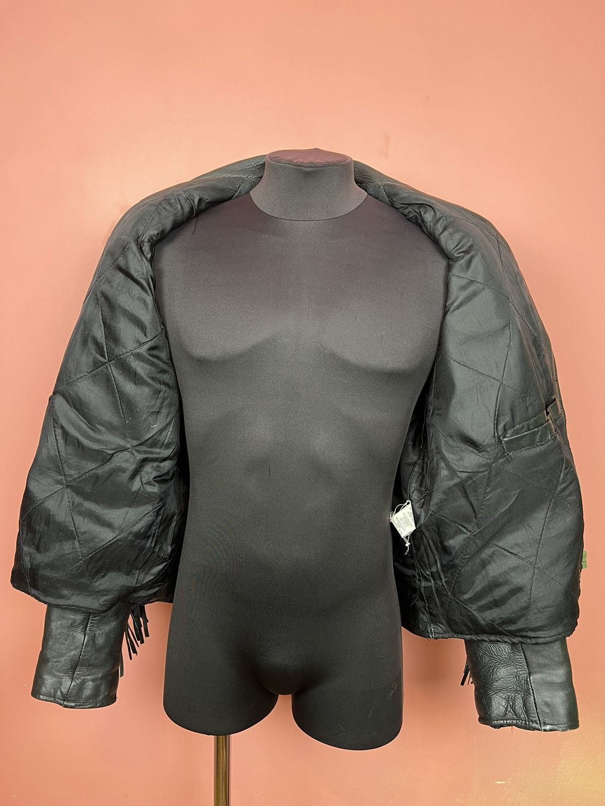 Leather jacket vintage rare cowboy USA hype streetwear