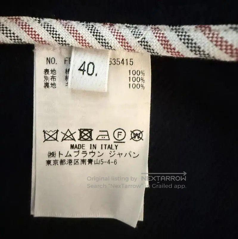 Thom Browne Thom Browne Navy Wool Women's Jacket . Size XXS / US 00 / IT 34 - 3 Thumbnail
