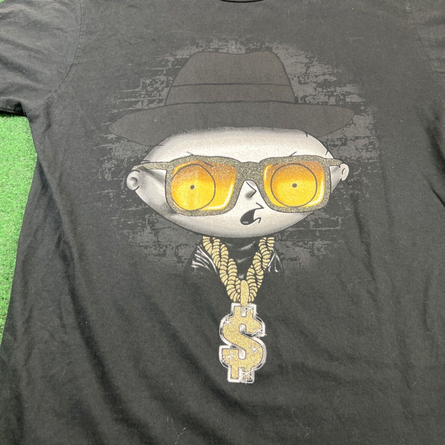 Changes Stewies in the House-Rap Tee Family Guy TV Show-Black T Shirt-XL Fits L Changes Size US XL / EU 56 / 4 - 2 Thumbnail