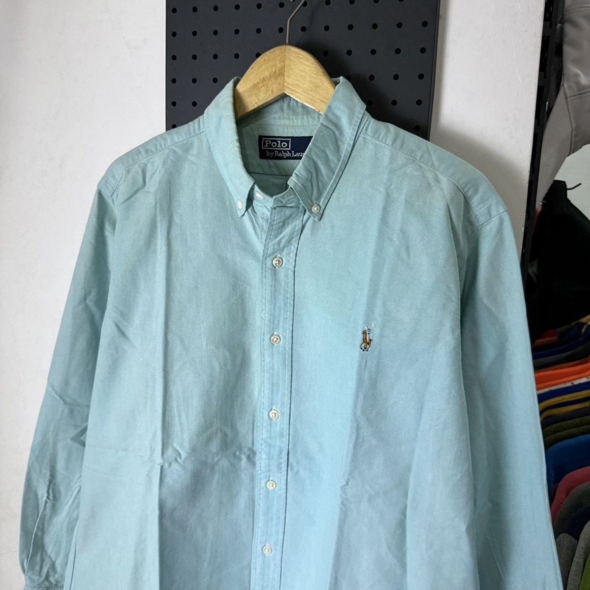 Polo Ralph Lauren Polo Ralph Lauren oxford blue button up shirt Size US XL / EU 56 / 4 - 2 Thumbnail