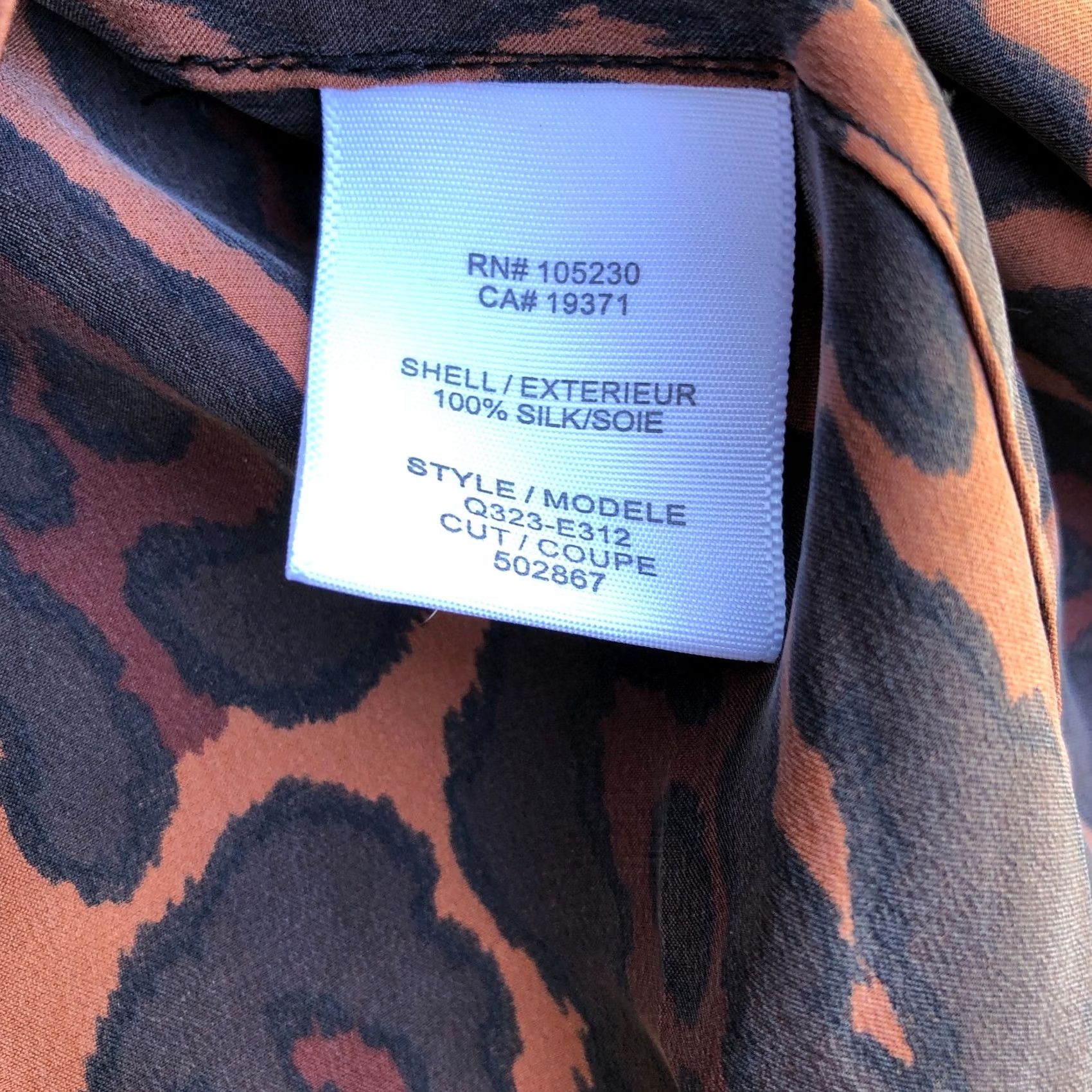 Equipment EQUIPMENT Femme Silk Shirt Dress Women's XS NWT Cheetah Short Sleeve Brown Shirt Dress Women XS Brown Cheetah 100% Silk NWT Mens? Size XS / US 0-2 / IT 36-38 - 7 Thumbnail