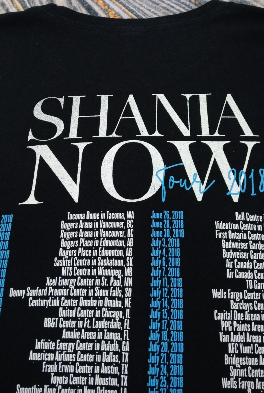 Band Tees Shania Twain : Shania Now Tour 2018 T-shirt Size US XL / EU 56 / 4 - 17 Thumbnail