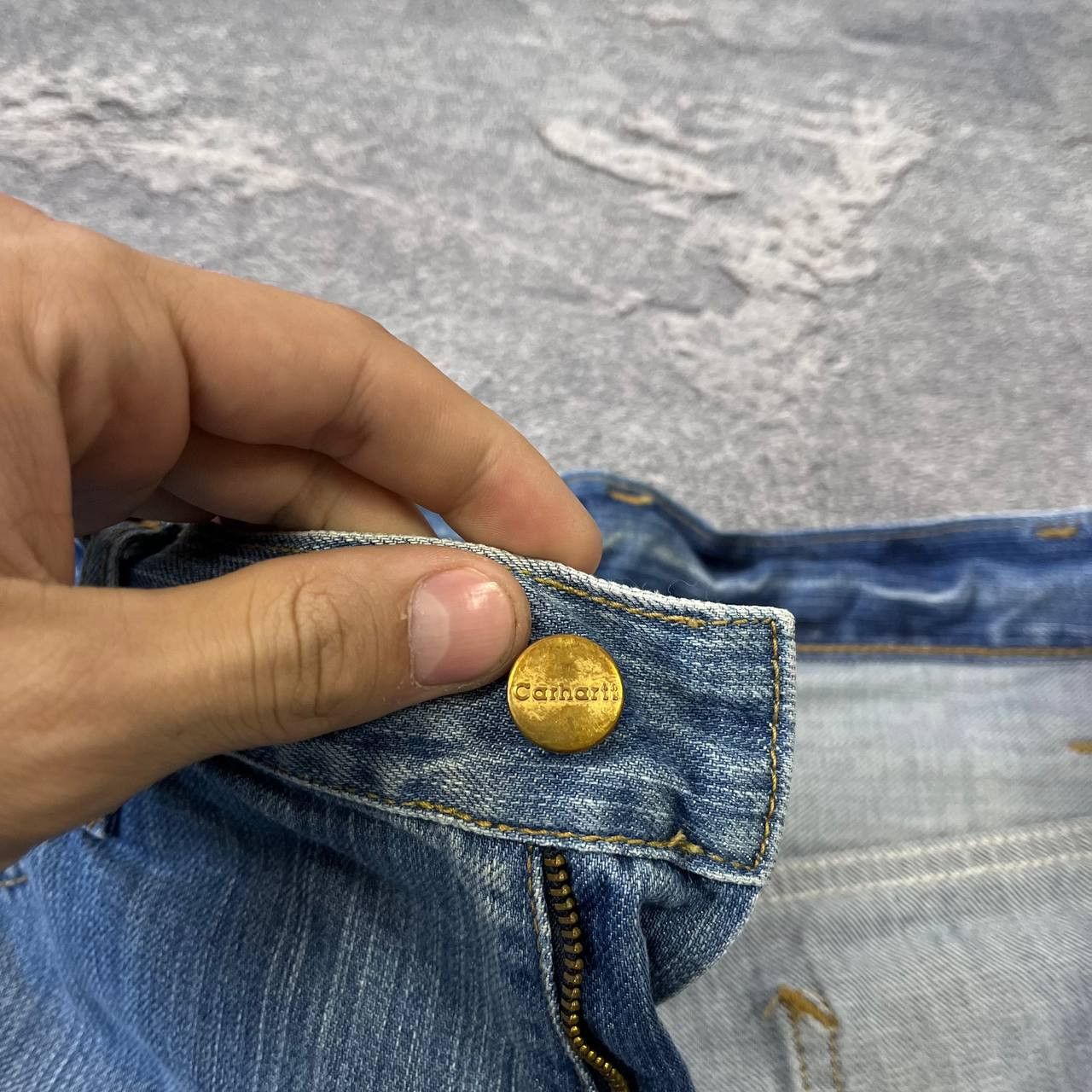 Carhartt Wip Vintage Carhartt Western Pant Blue Size 34x320 Straight Size US 33 - 11 Thumbnail