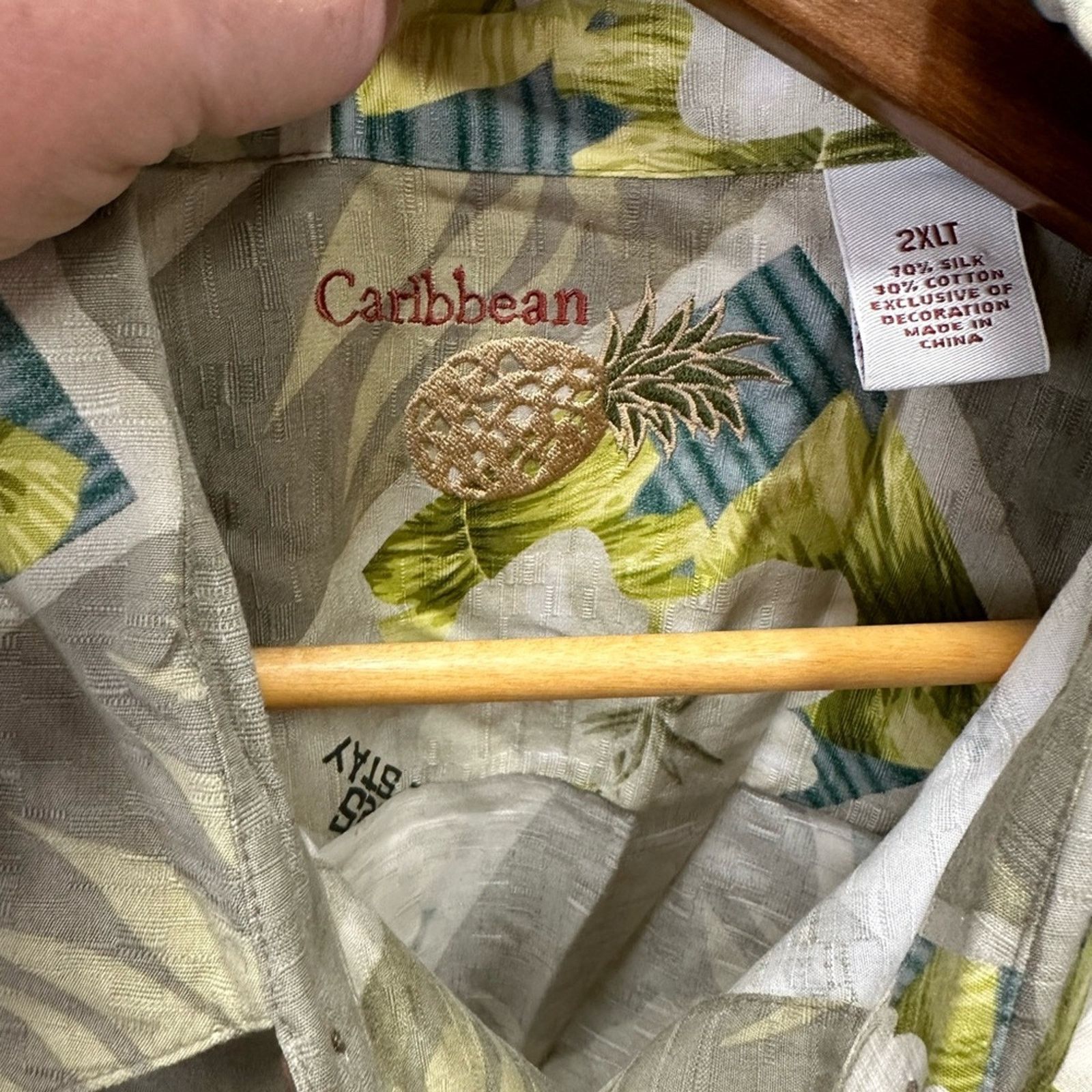Caribbean Vintage Paradise Travel Hawaiian Shirt Size US XXL / EU 58 / 5 - 3 Thumbnail