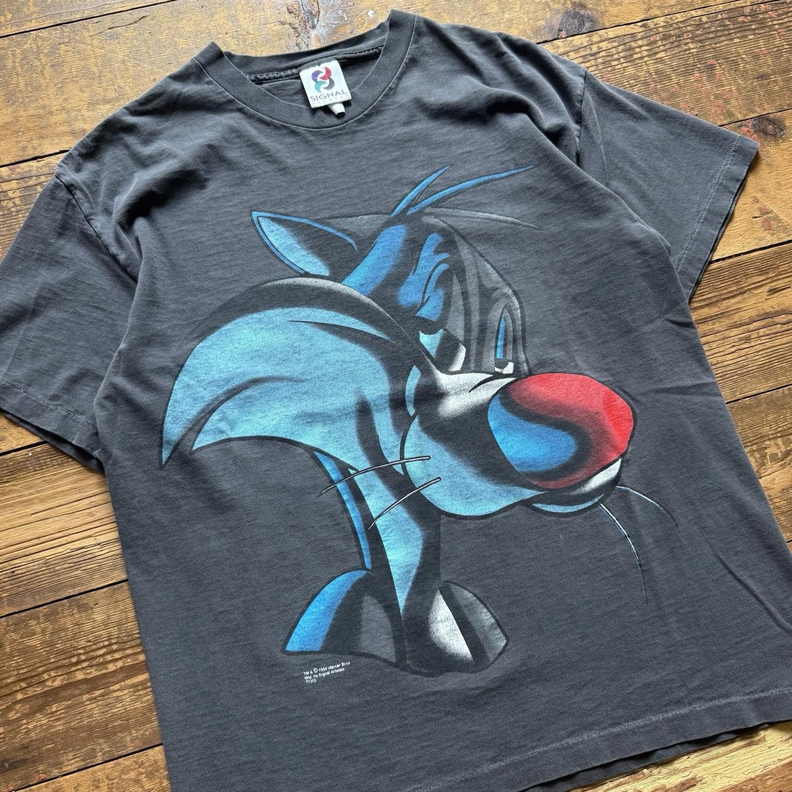 Vintage Vintage 1994 Sylvester Looney Toons Warner Bros T Shirt Size US L / EU 52-54 / 3 - 2 Thumbnail