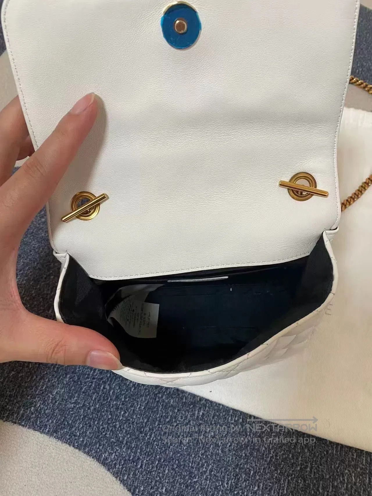 Versace Versace Classic Lambskin Flap Shoulder Bag. Size ONE SIZE - 4 Thumbnail